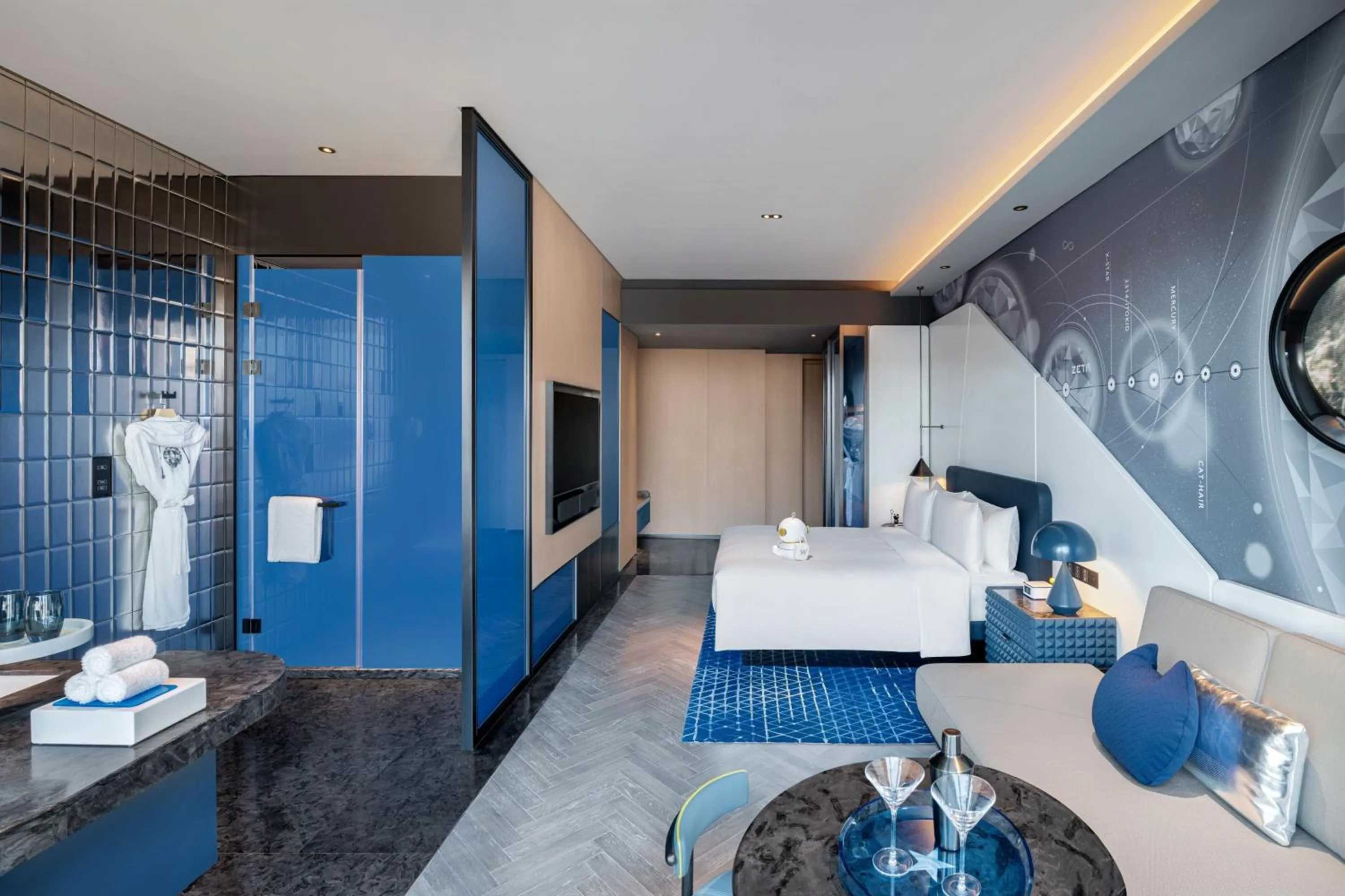 Photo of the whole room, Bed in W Changsha