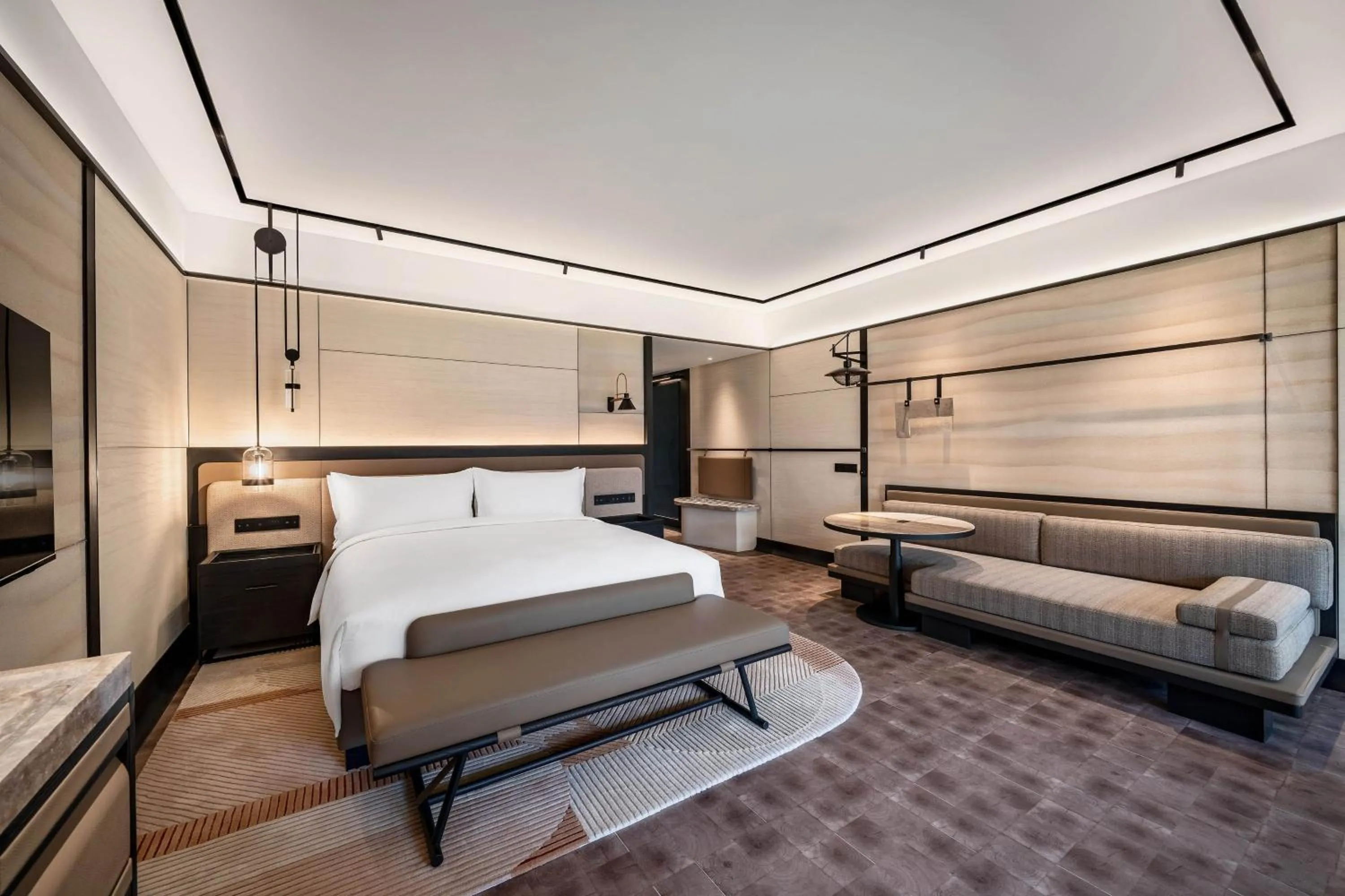 Photo of the whole room, Bed in Nanjing, Jiangning, Autograph Collection