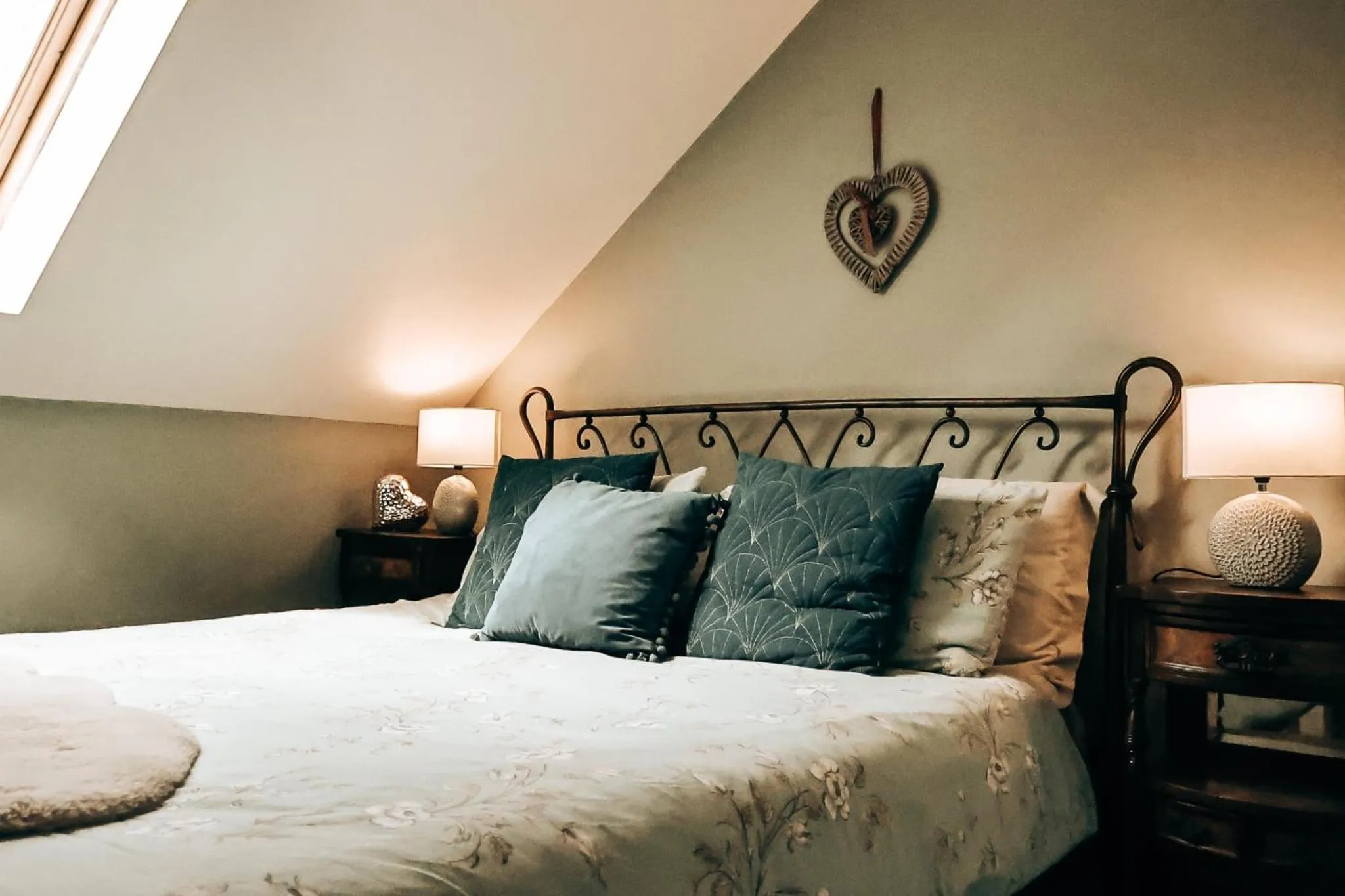 Bed in Greenvale Cabins