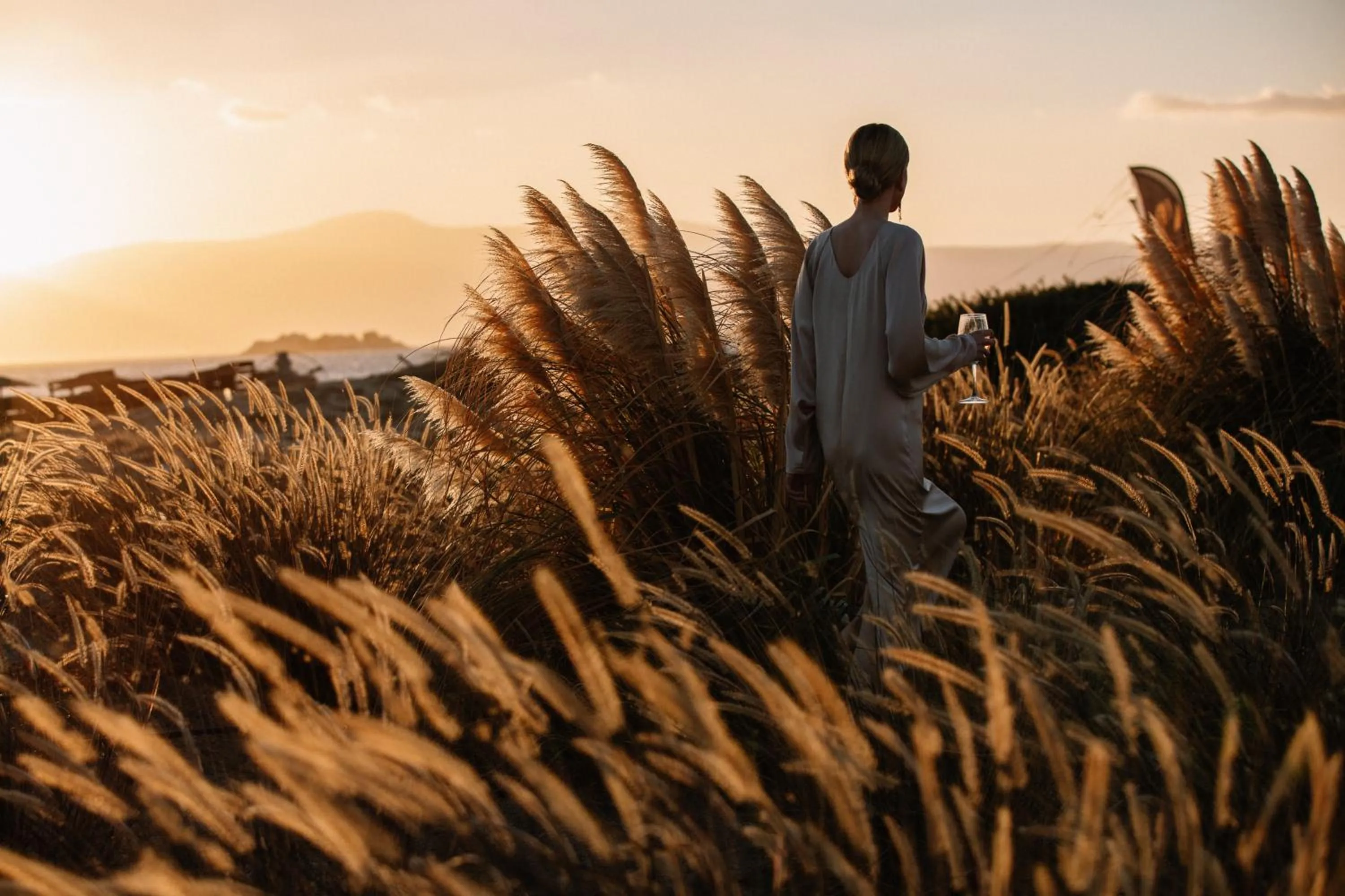 People in Ammothines Cycladic Suites