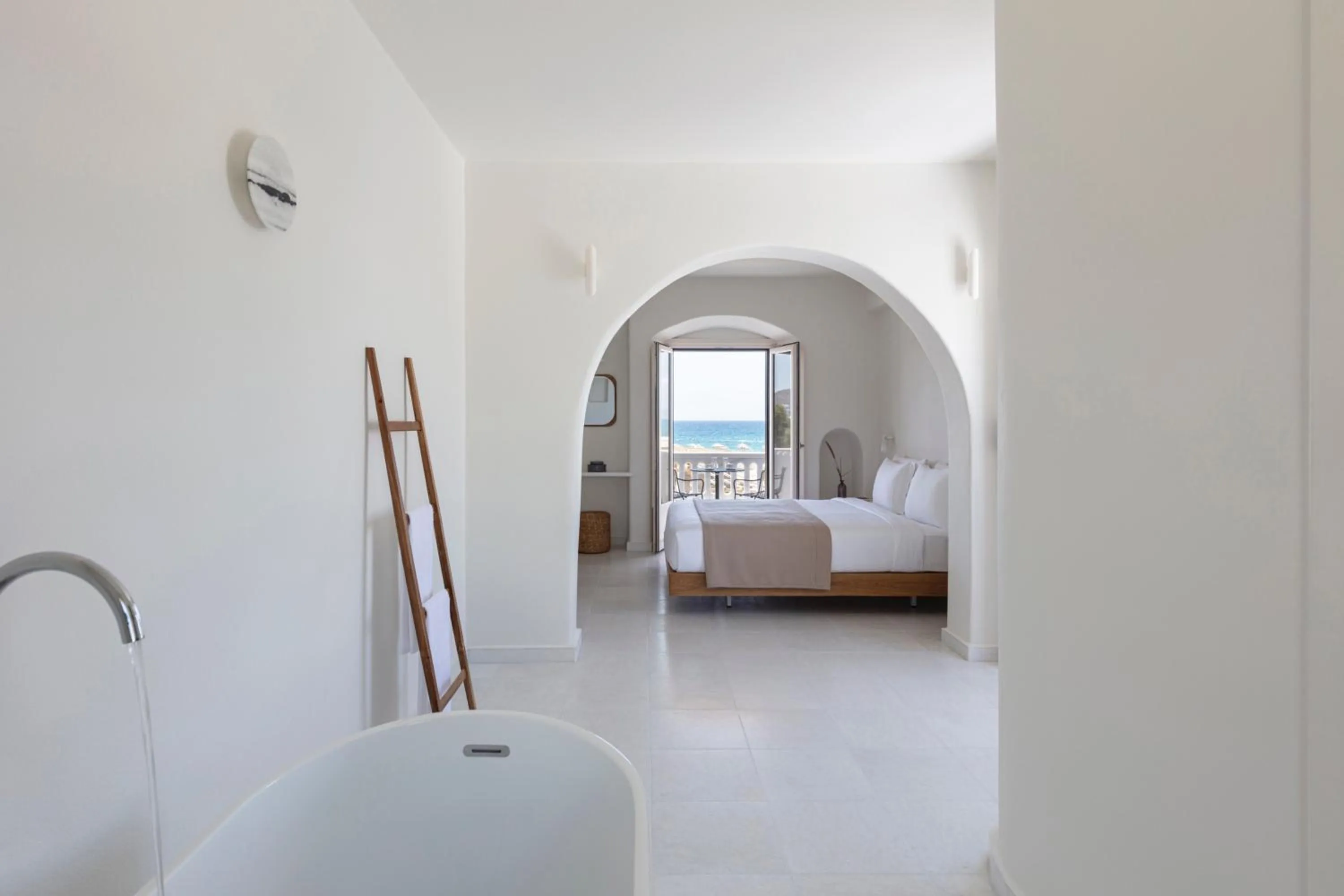 Bedroom, Bed in Ammothines Cycladic Suites