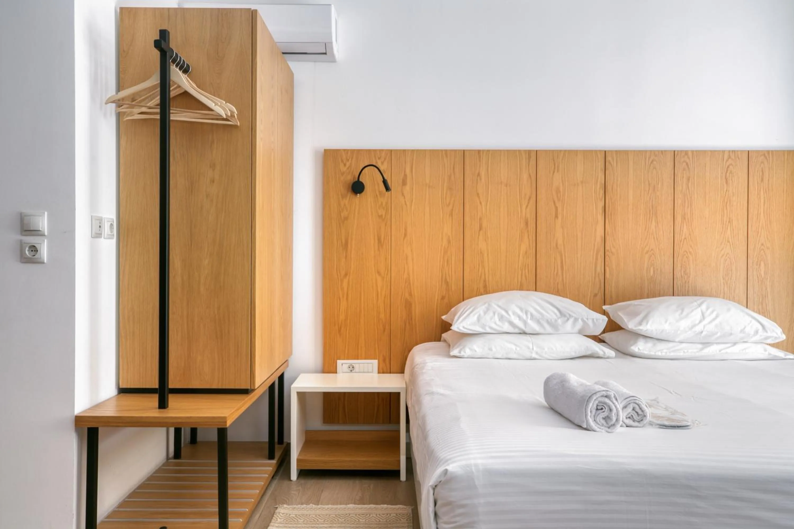 Bed in Elia Kolonaki Luxury Apartments