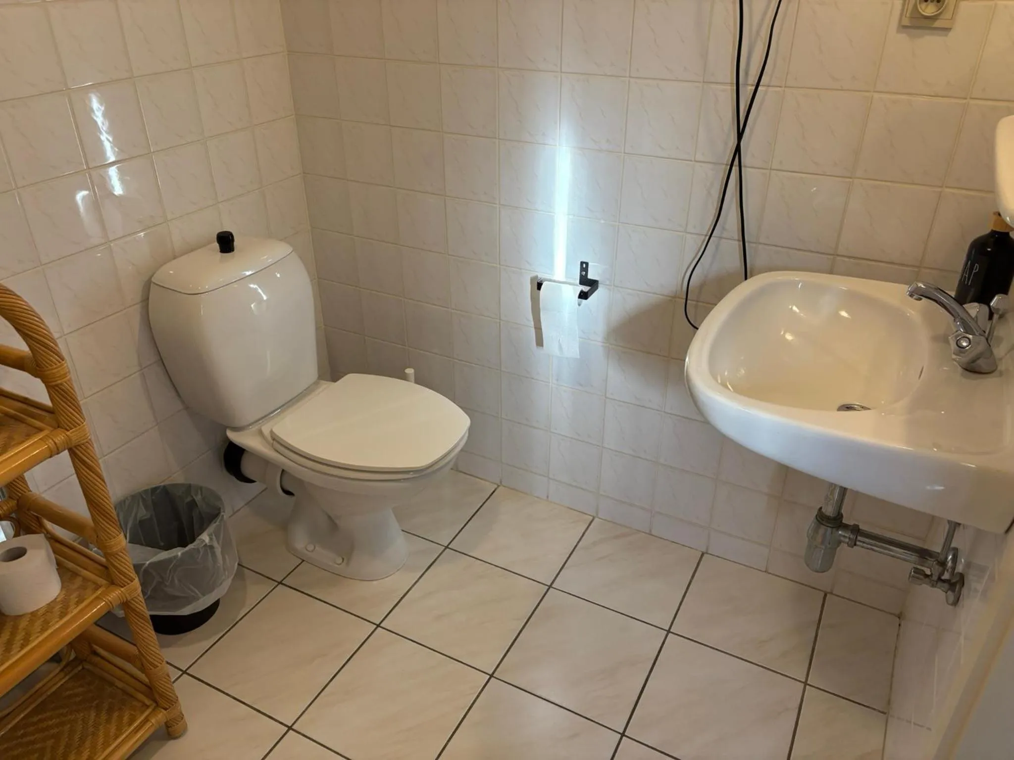 Toilet in Hotel en Bistro de Vaart