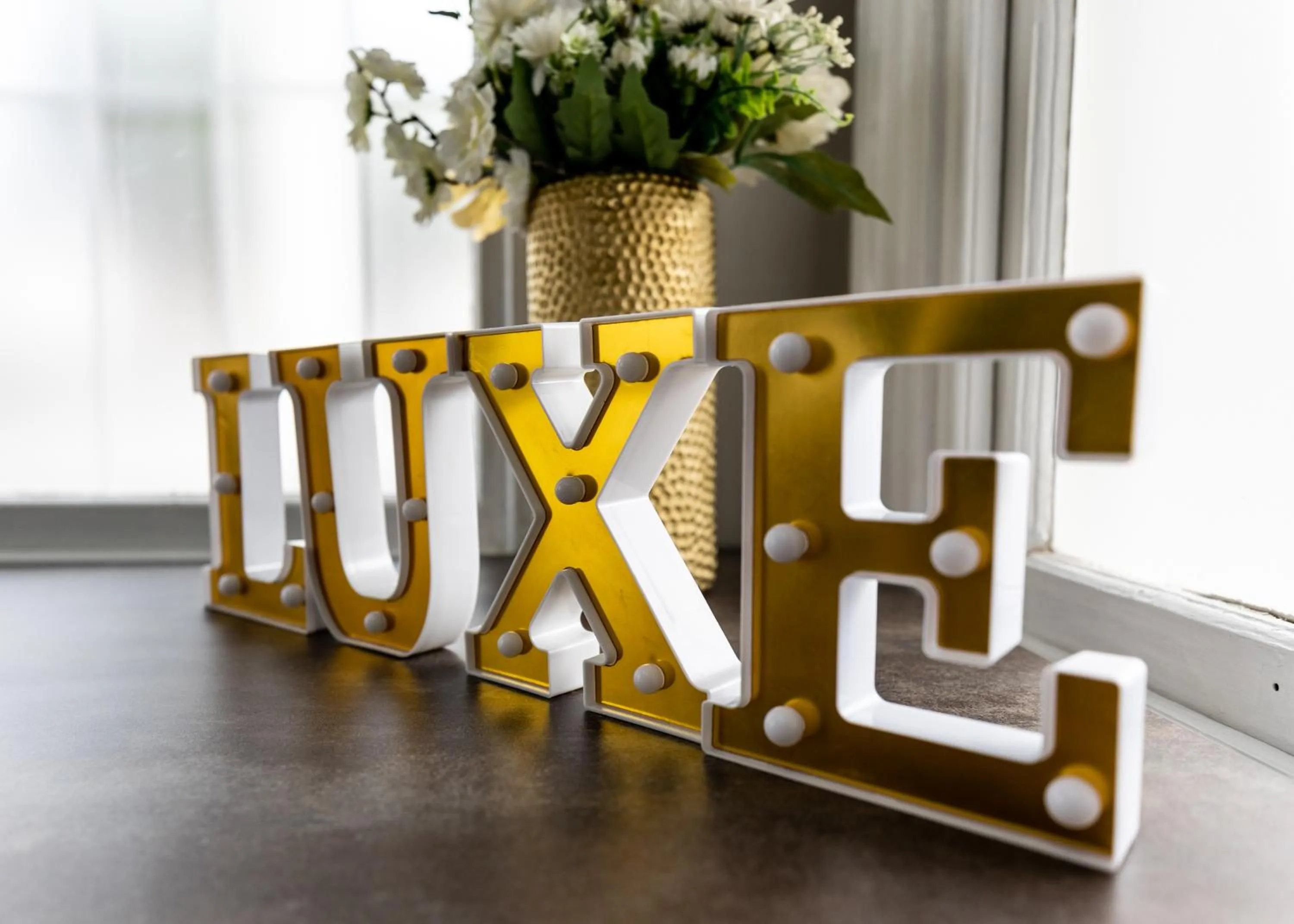 Decorative detail in Luxe Suites Boutique Hotel