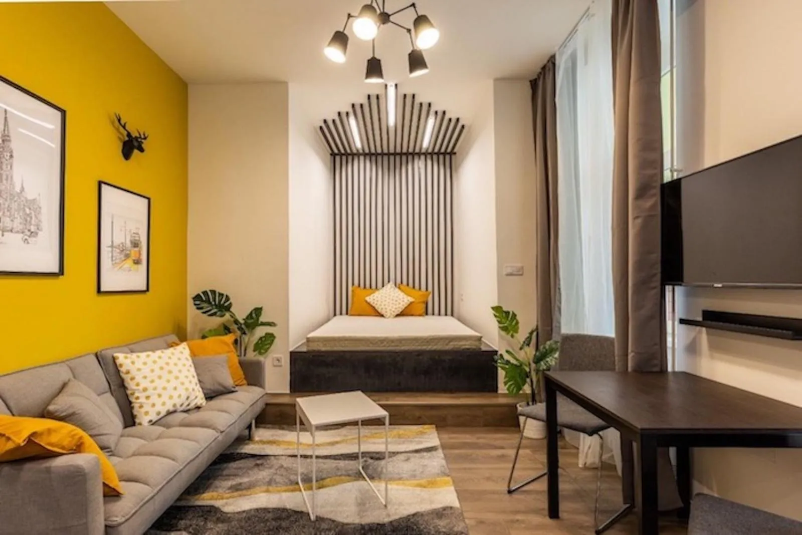 Bed in A13- Boutique Apartments, Best Location, by BQA