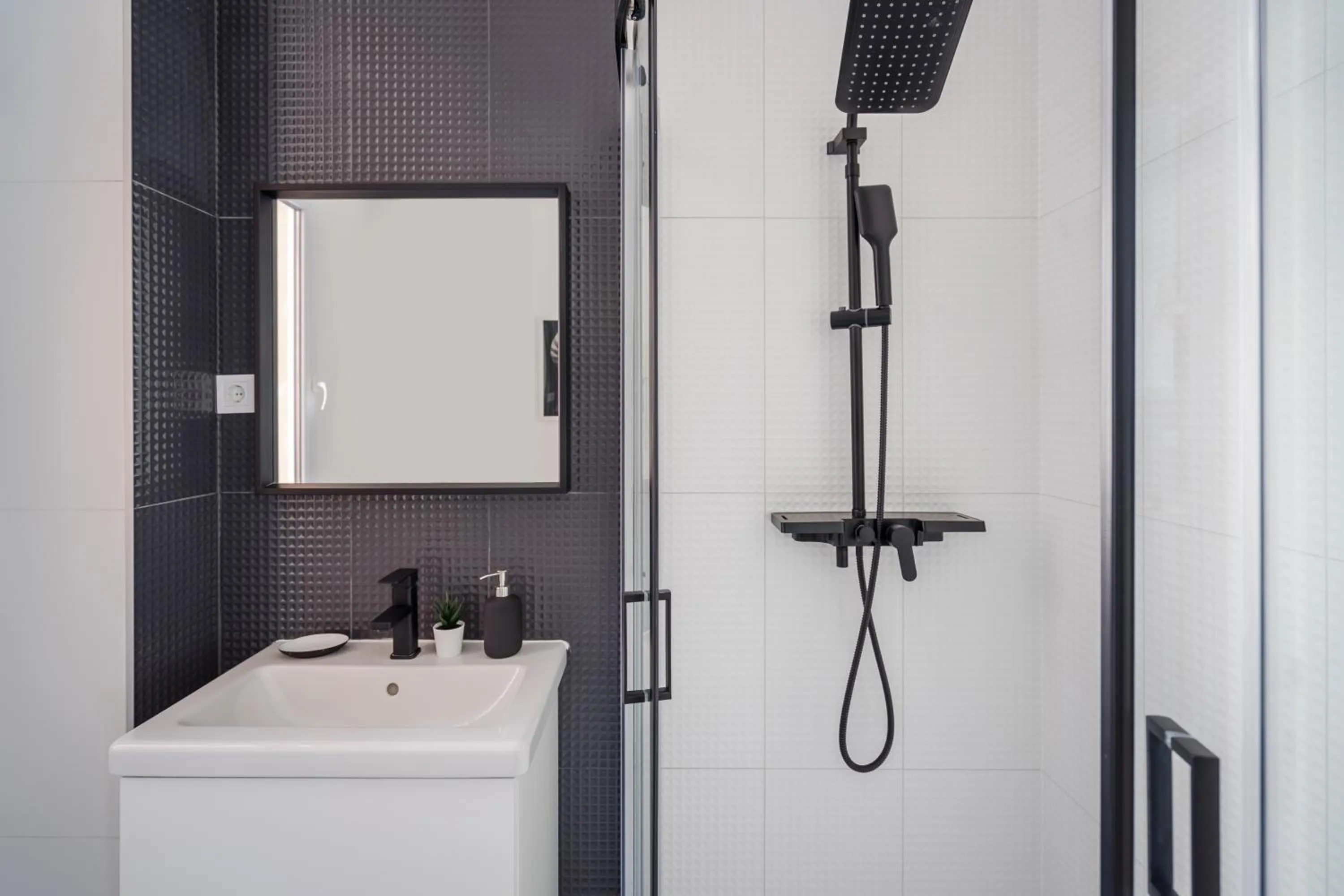 Shower in A13- Boutique Apartments, Best Location, by BQA