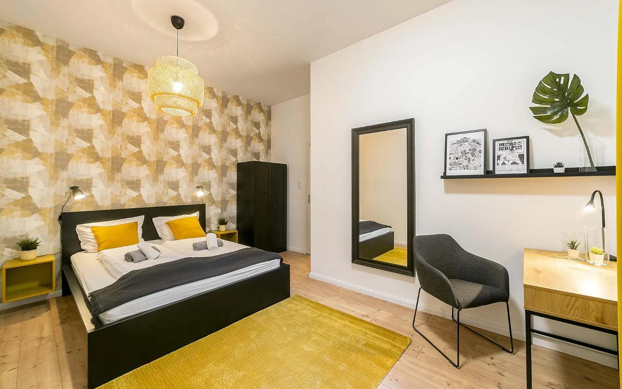 Bed in A13- Boutique Apartments, Best Location, by BQA