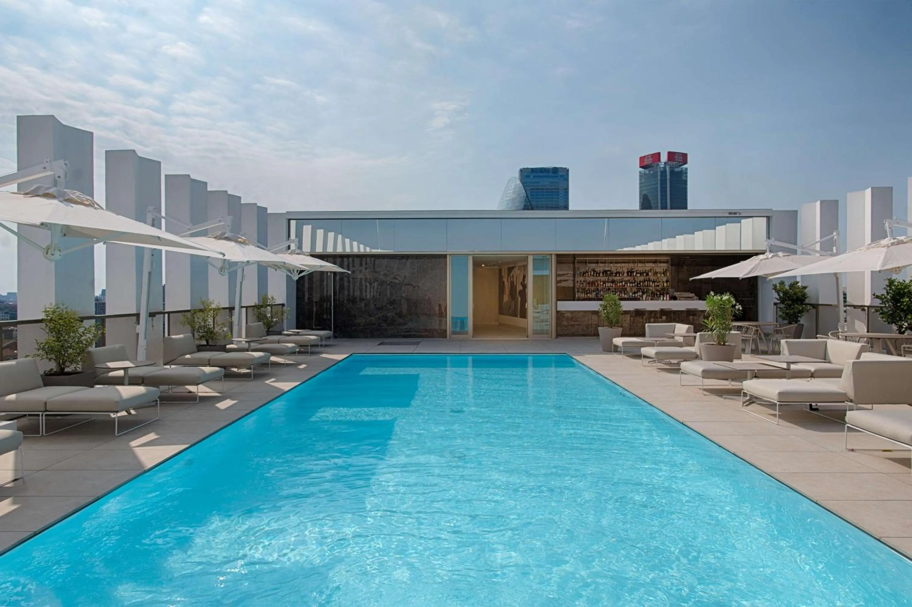 Swimming pool in NH Collection Milano CityLife