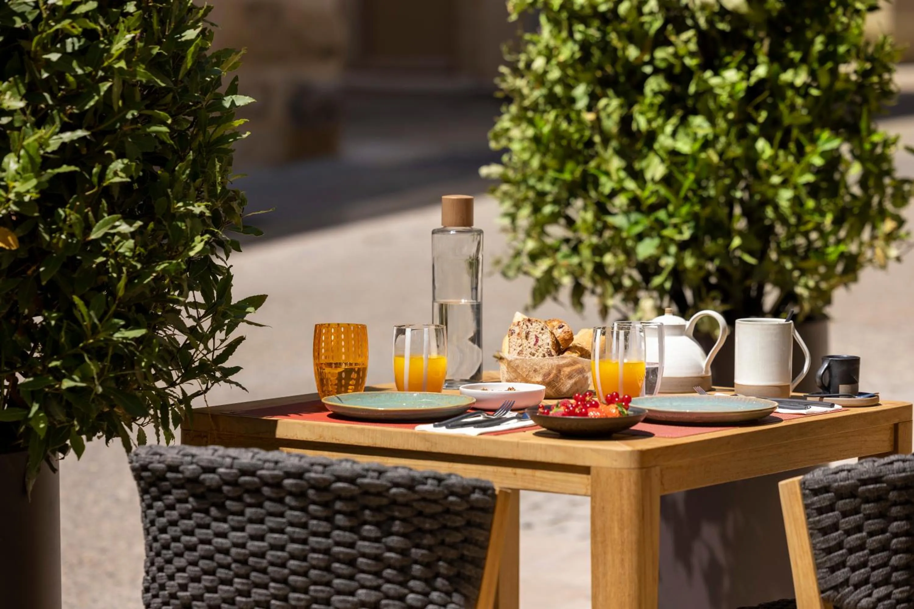 Breakfast in Hotel La Mère Germaine