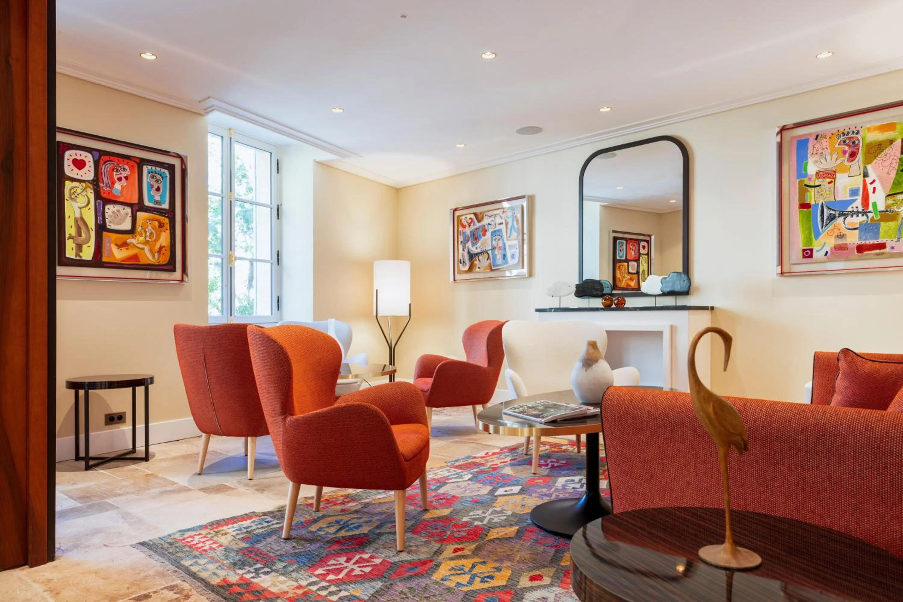 Lobby or reception in Hotel La Mère Germaine