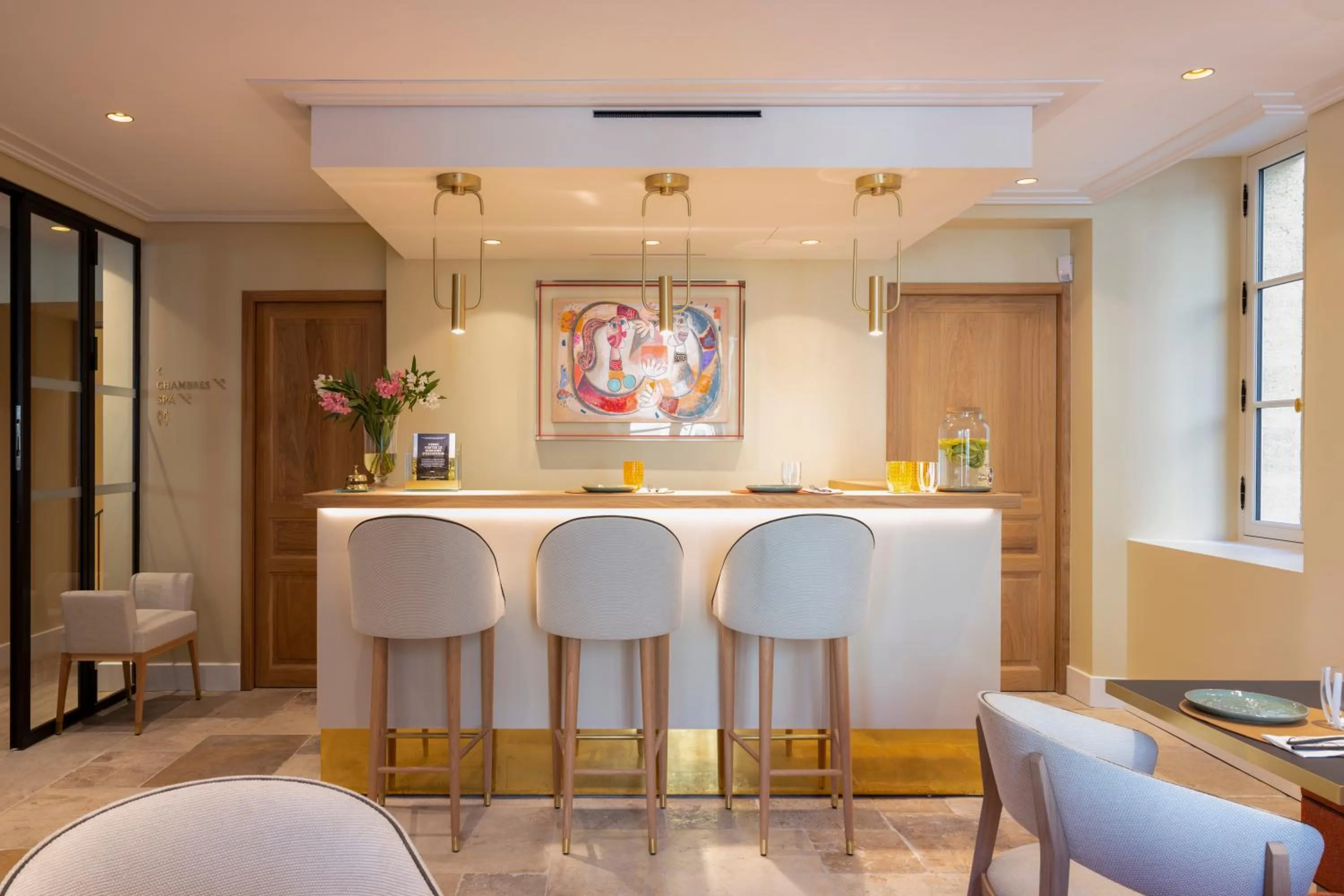 Lobby or reception in Hotel La Mère Germaine