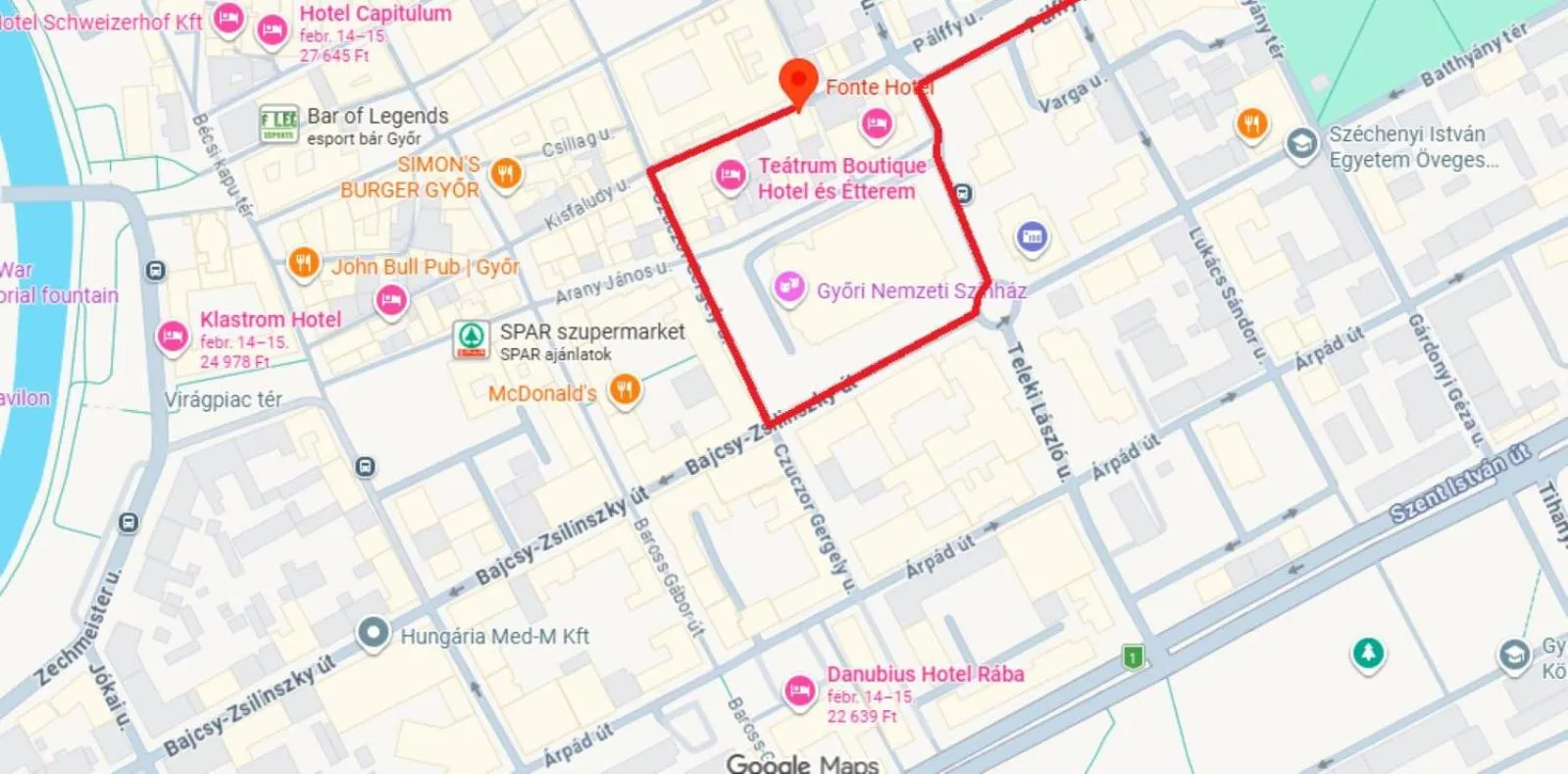 Property building in Fonte Hotel