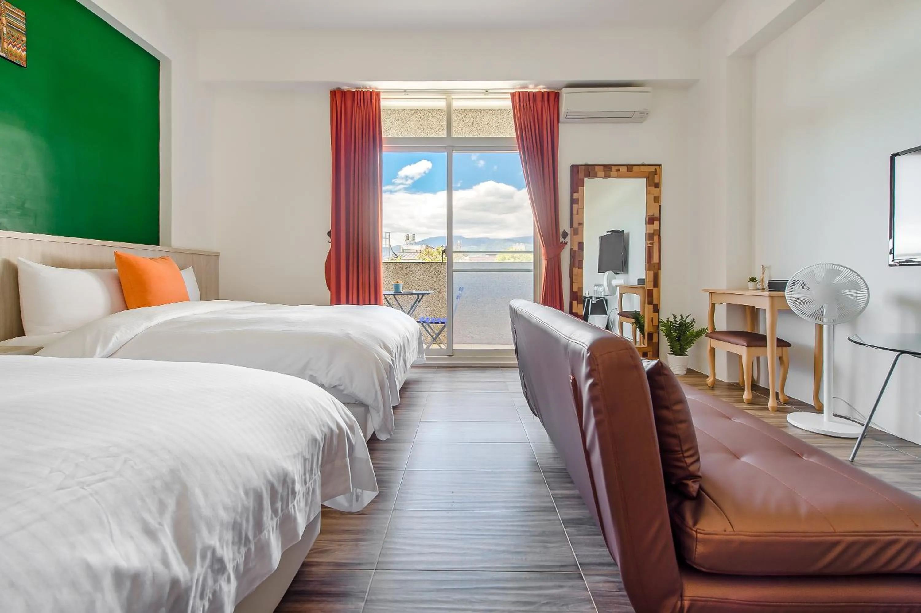 Photo of the whole room, Bed in Millet's House