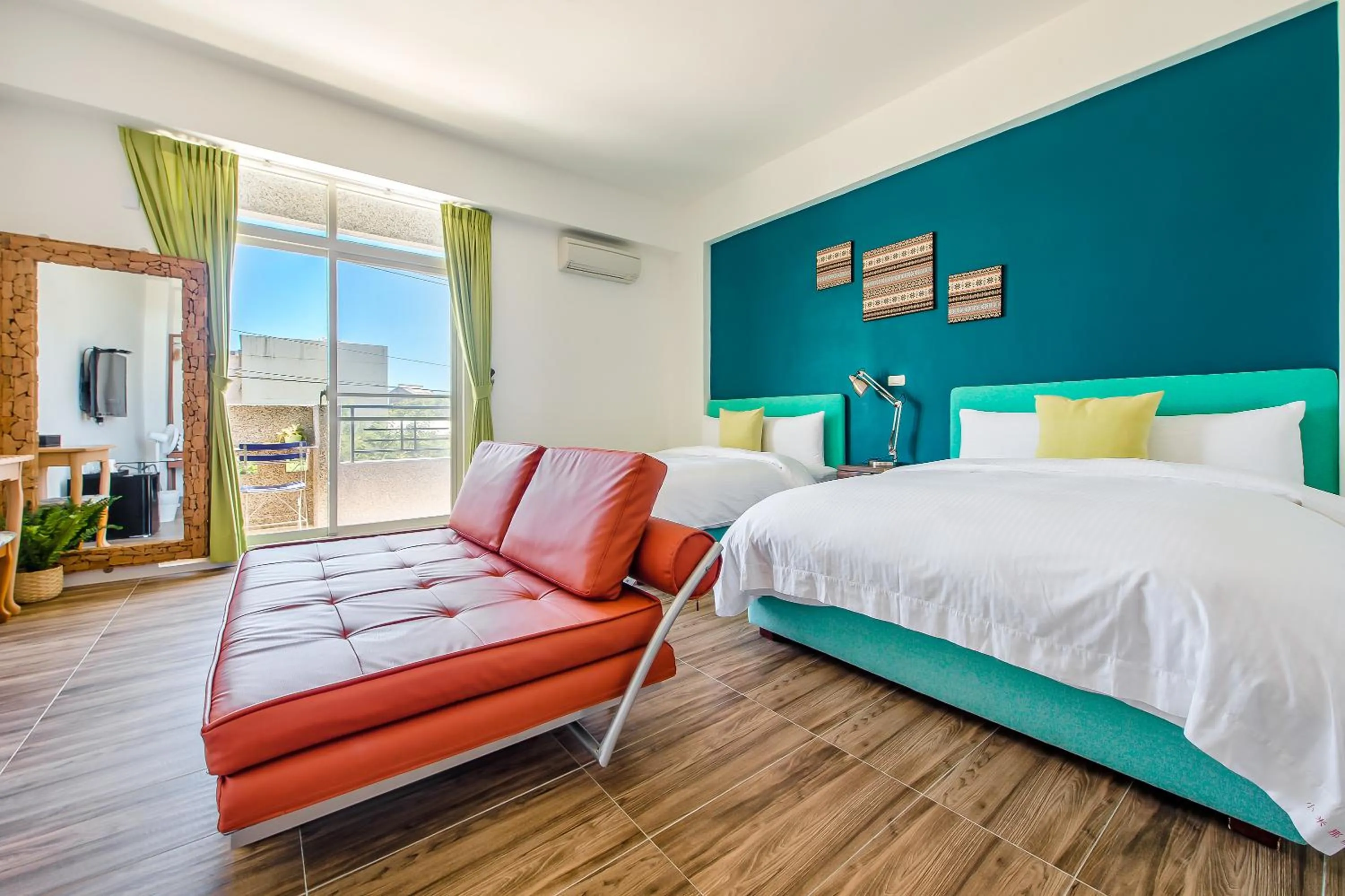 Photo of the whole room, Bed in Millet's House