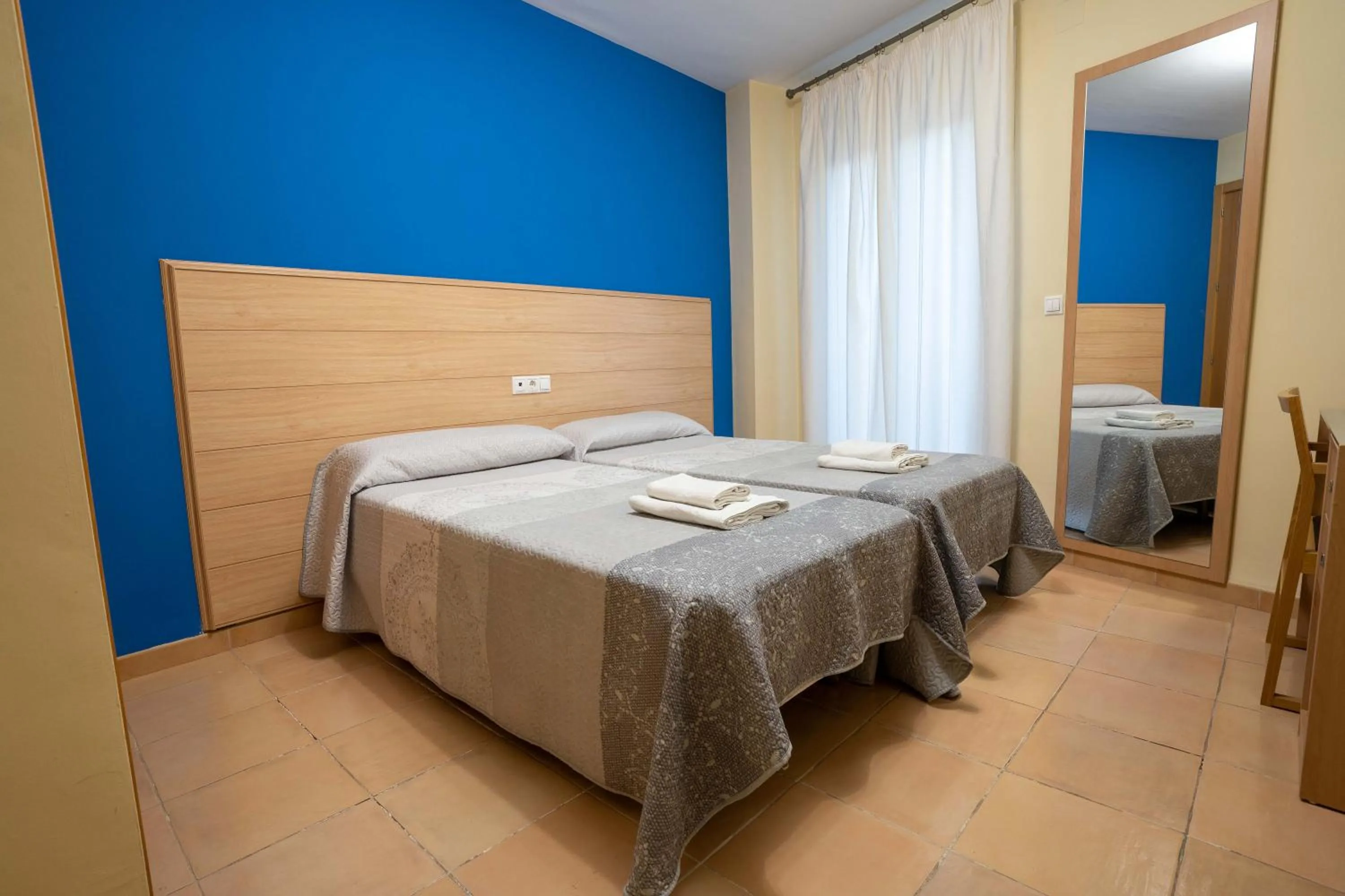 Bed in Hotel Sierra de Huesa