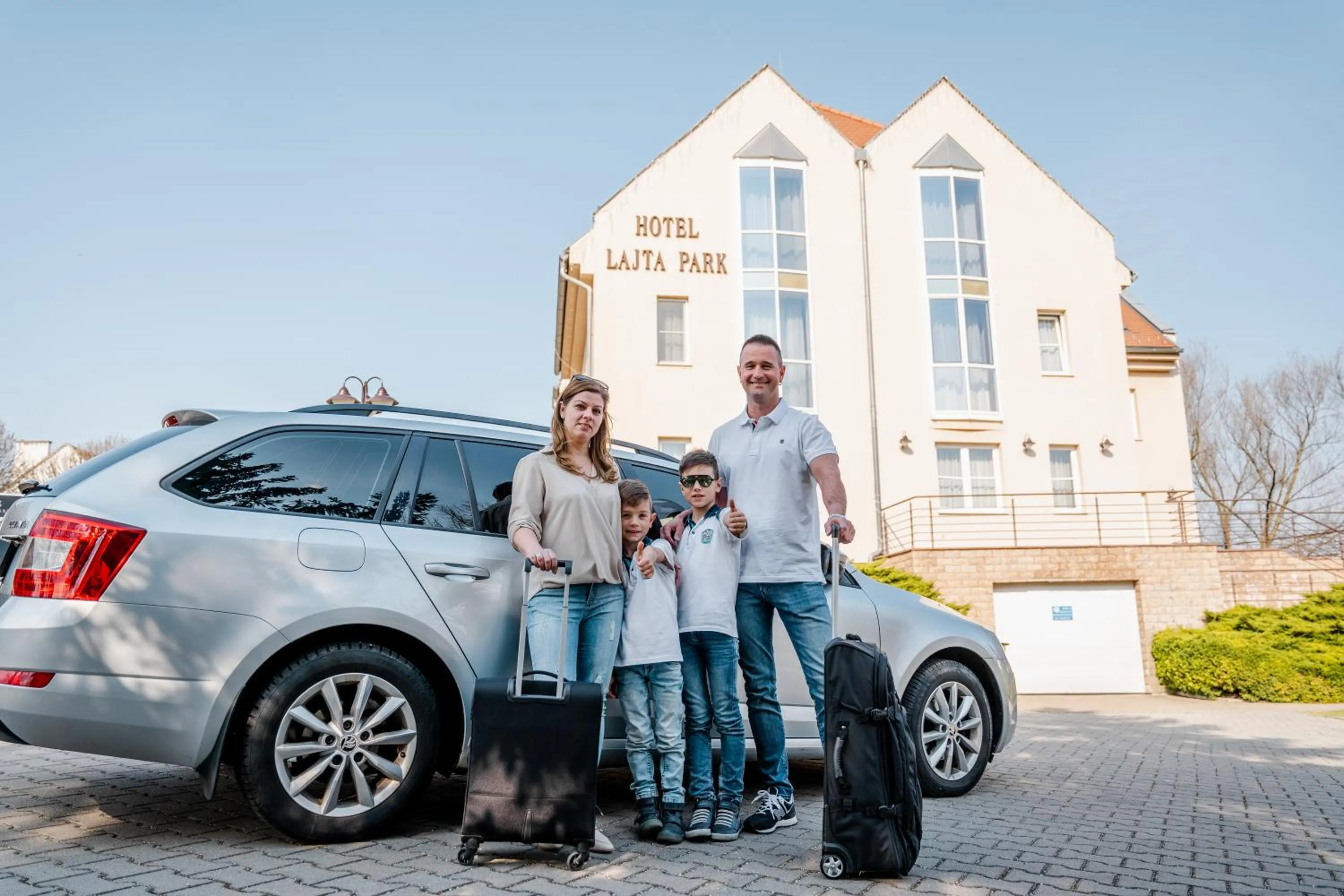 Property building in Hotel Lajta Park