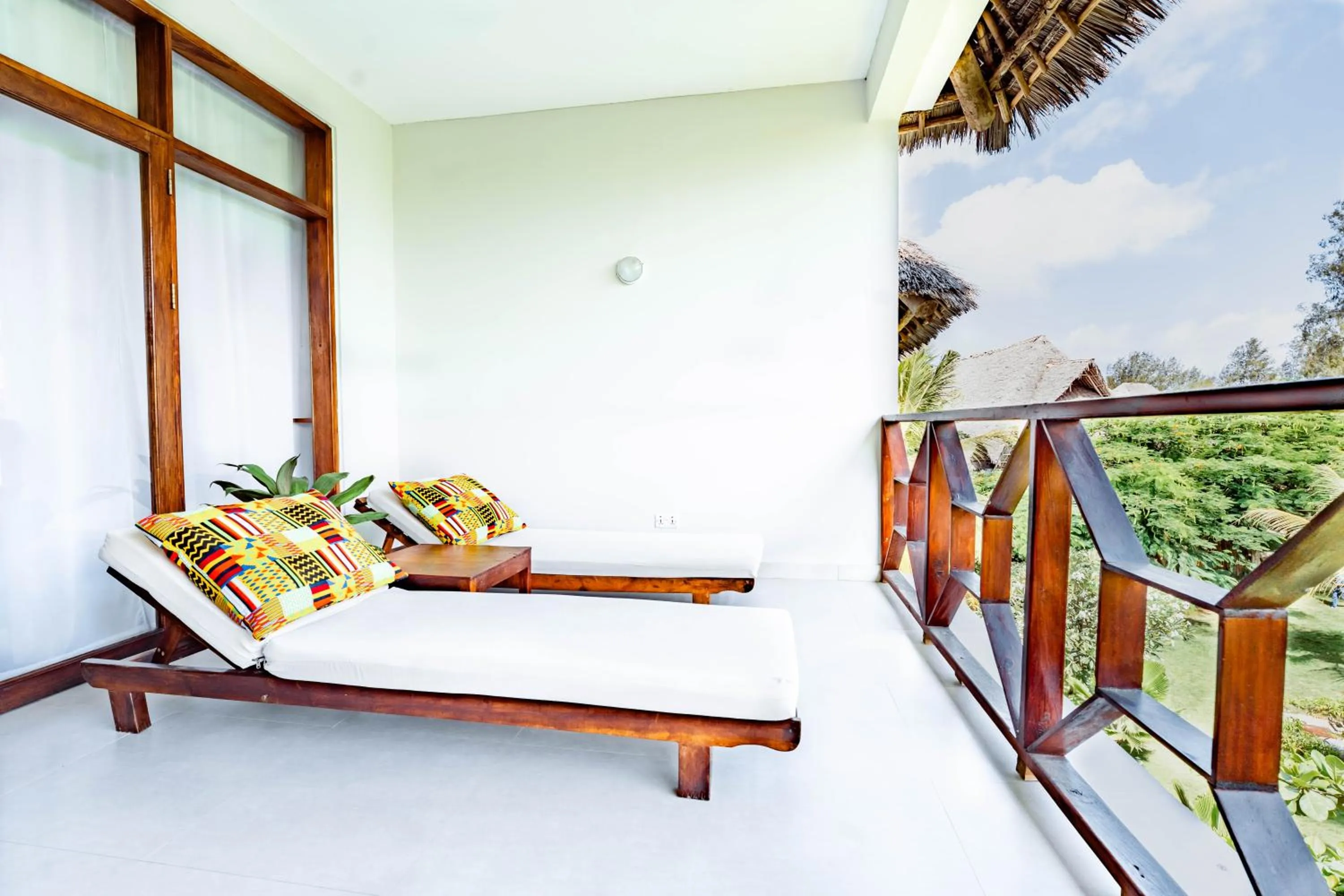 Balcony/Terrace in Zanzibella Hotel & SPA