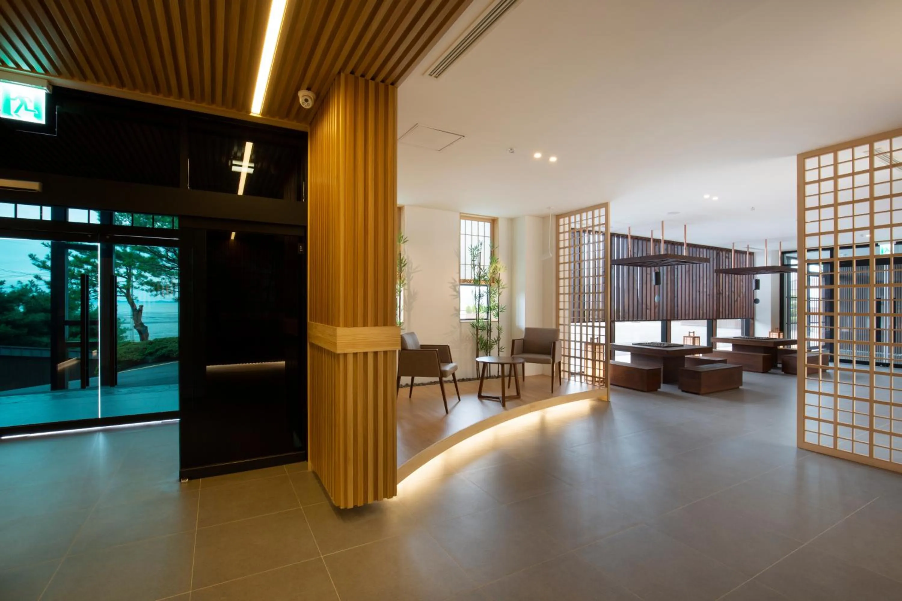 Lobby or reception in Tomonoya Hotel & Ryokan Daecheon