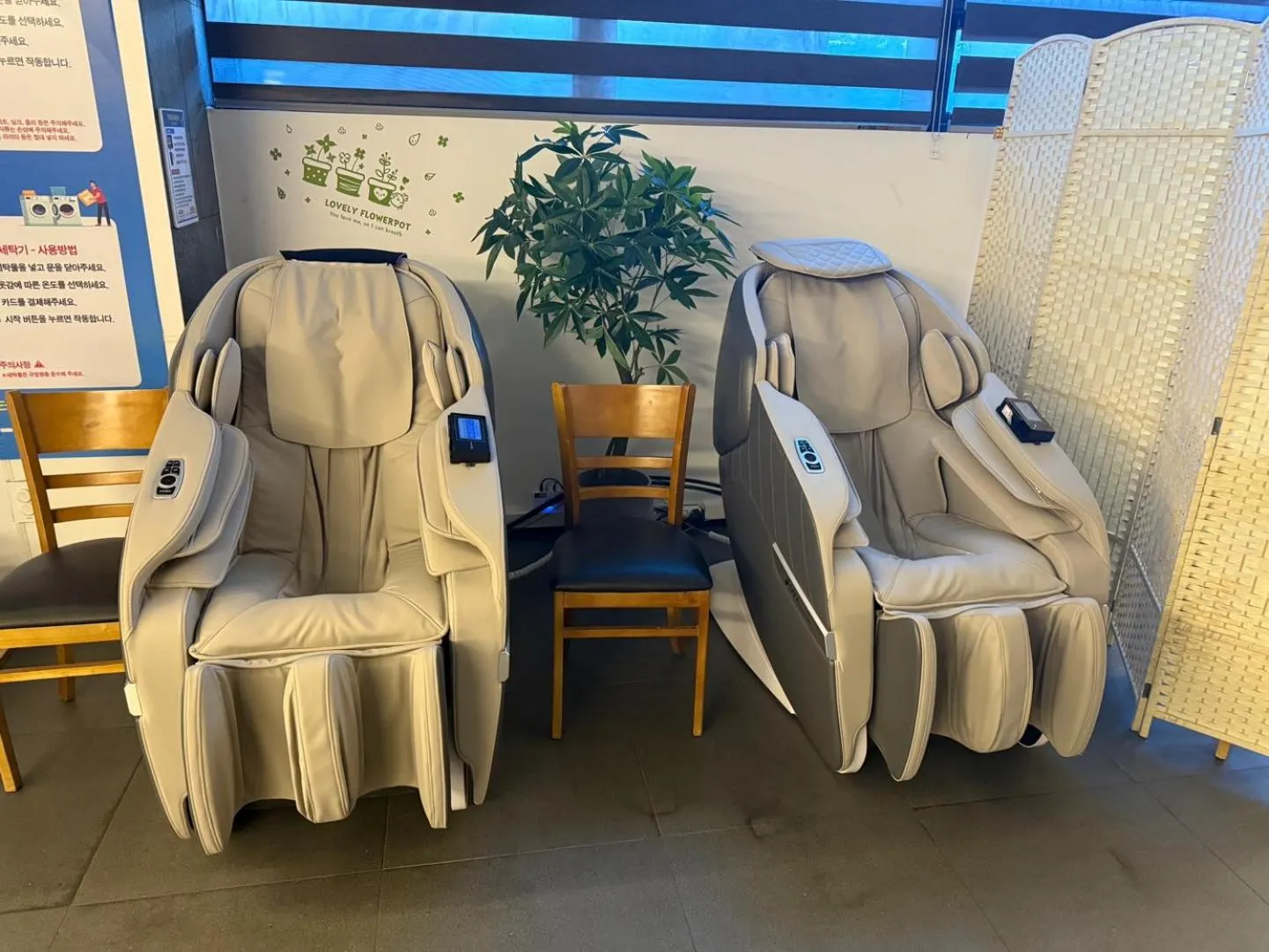 Seating area in Jeju Grace Hotel