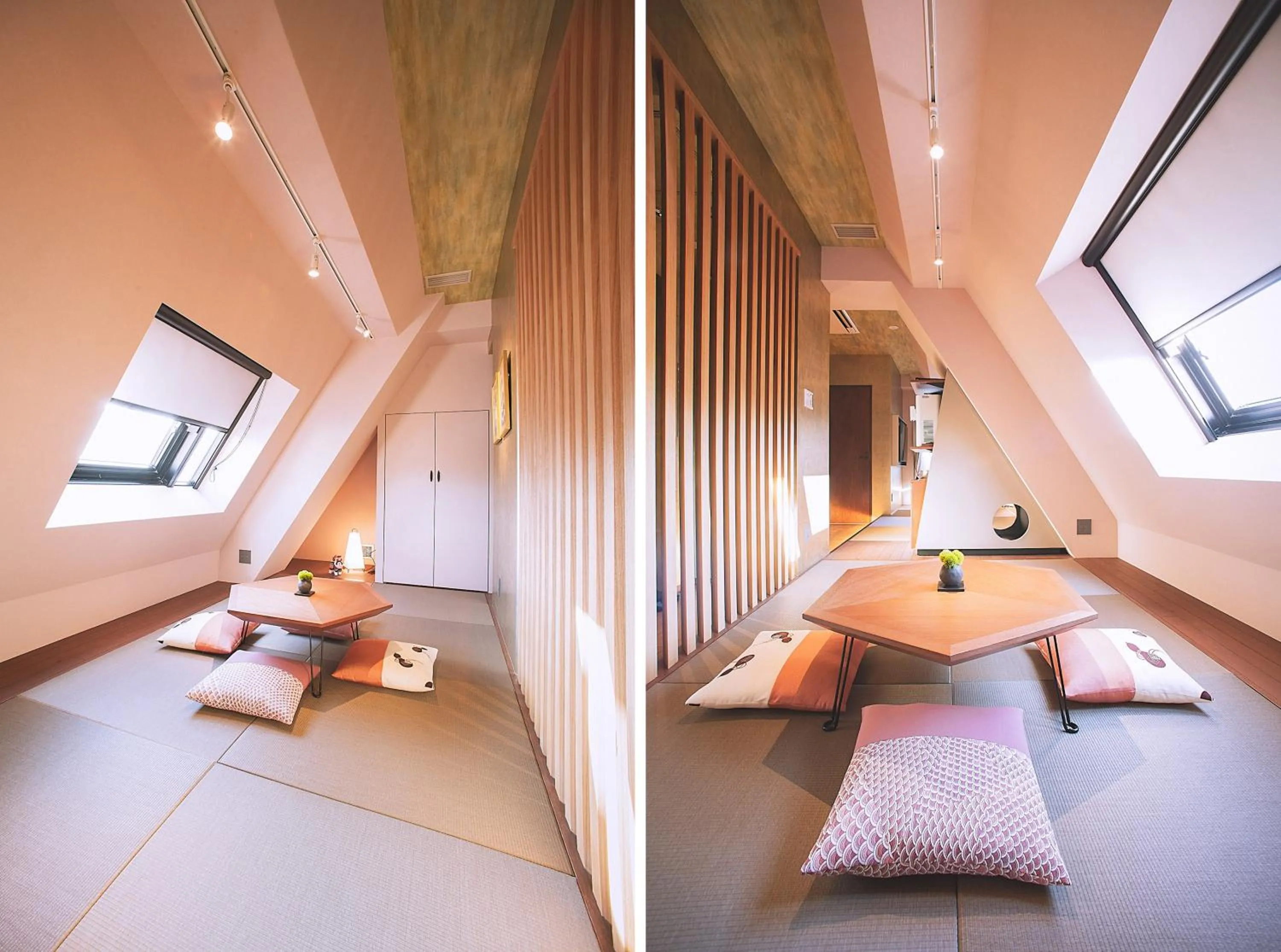 Photo of the whole room, Bed in Asakusa Kaede 浅草楓