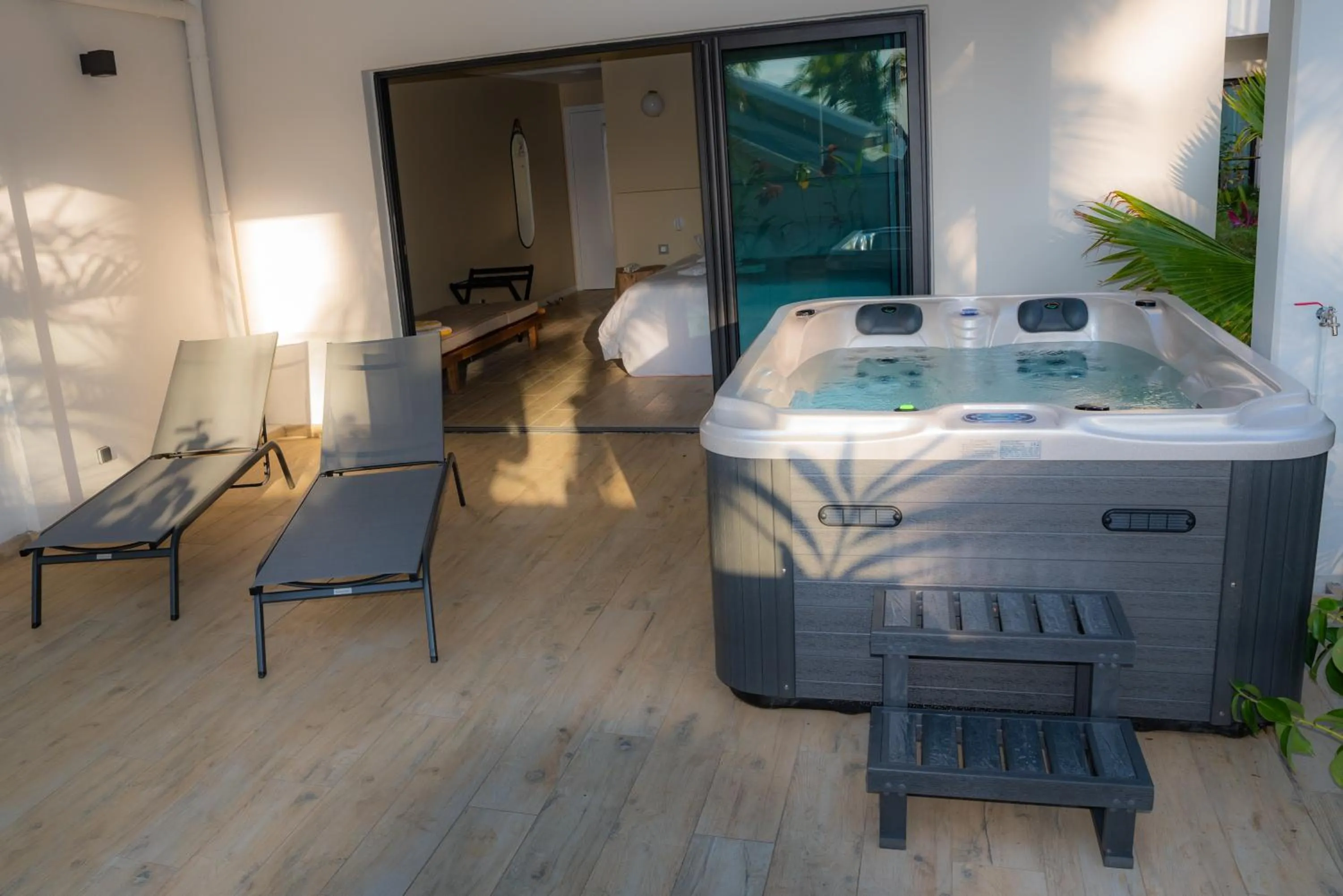 Garden view in Boutik Hôtel 2A - Adult Only