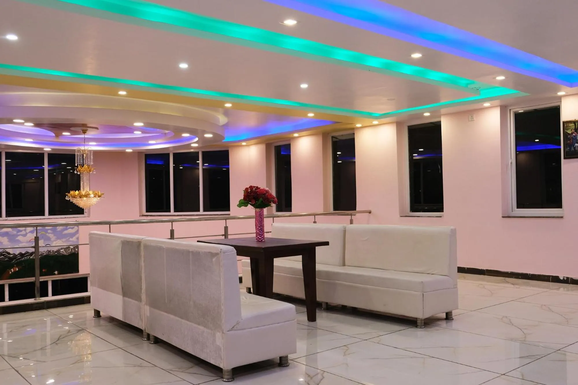 Seating area in Pink Park by Panache Hotels