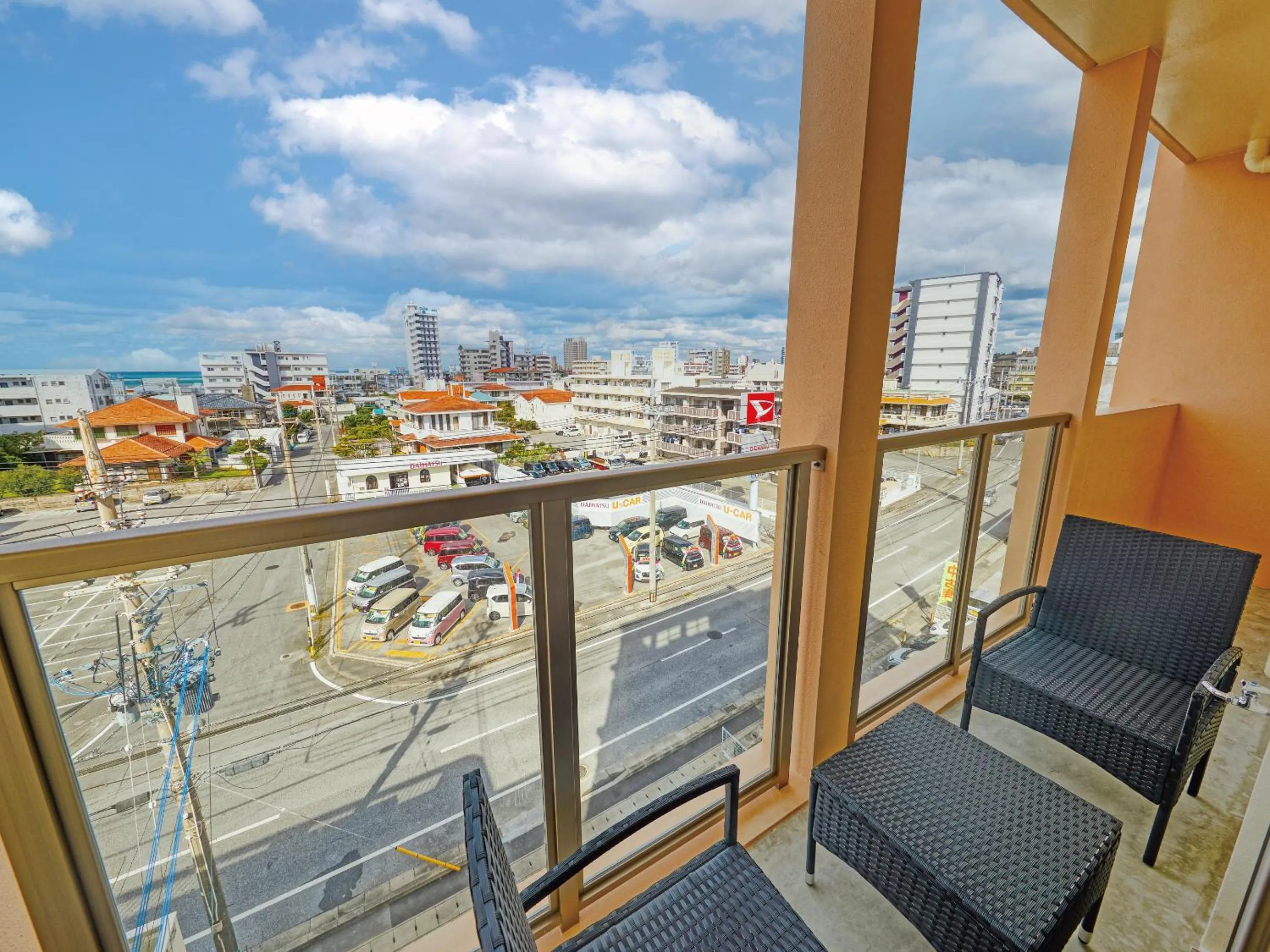 Balcony/Terrace in Terrace Resort Mihama Chatan