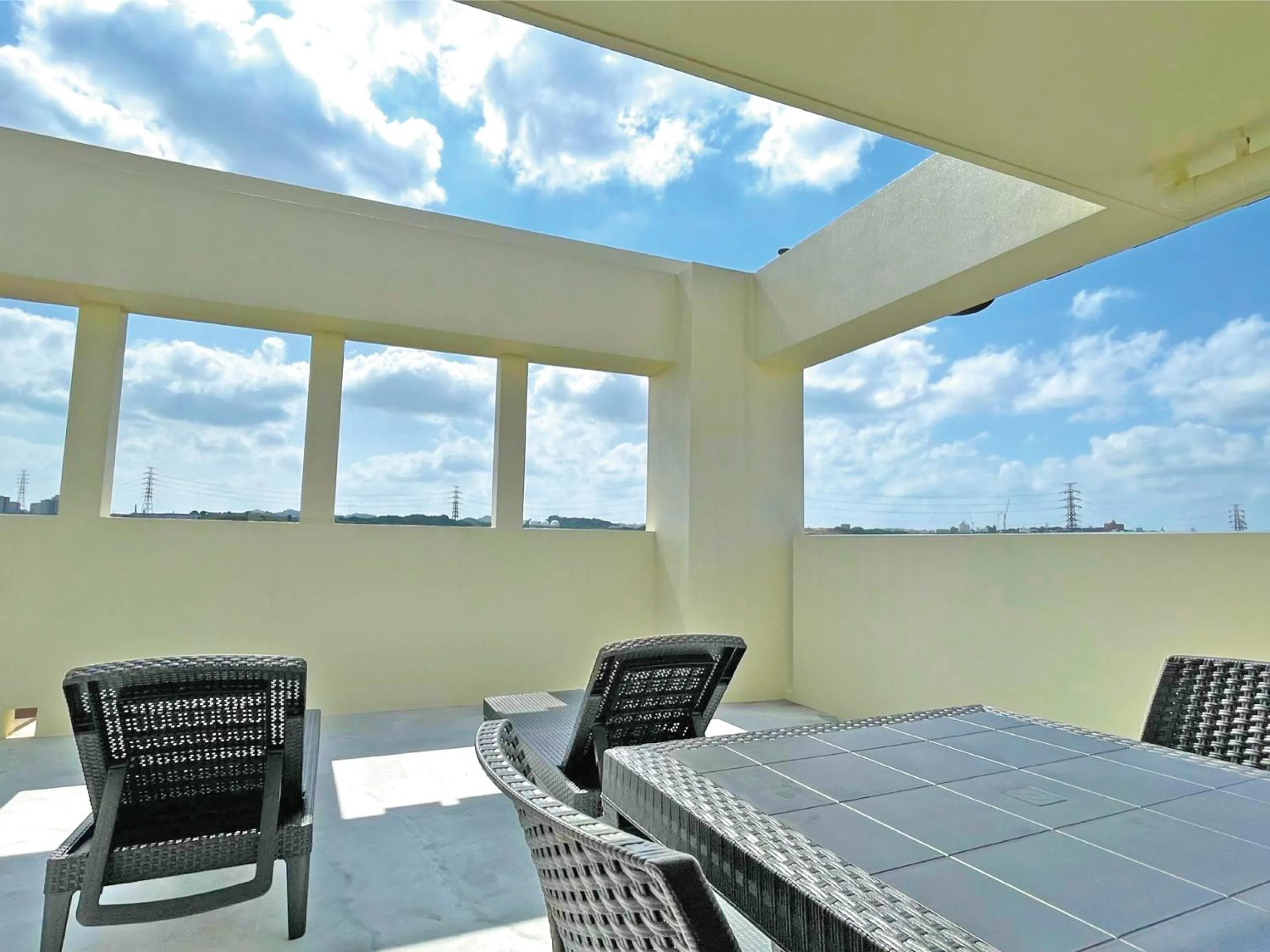 Balcony/Terrace in Terrace Resort Mihama Chatan