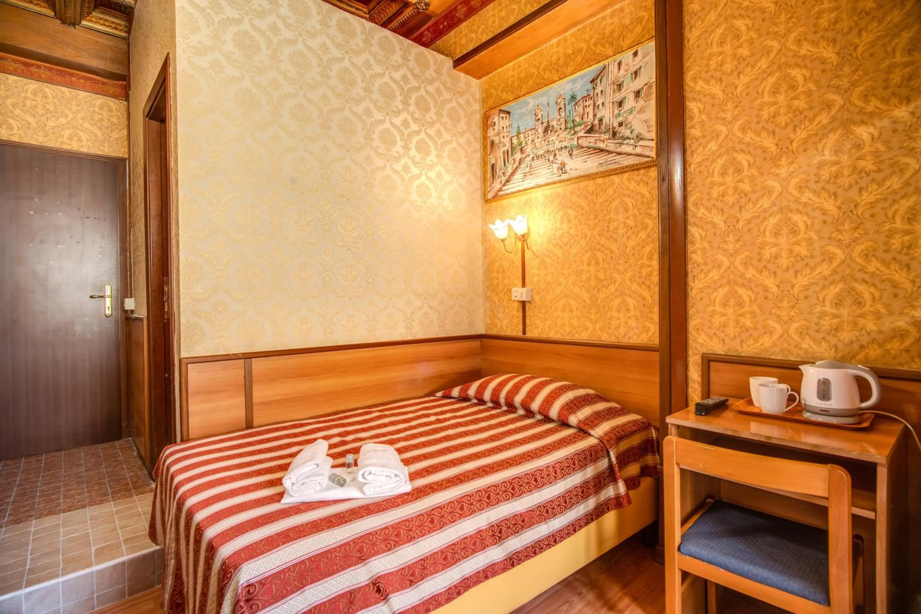 Bed in Hotel Artromano