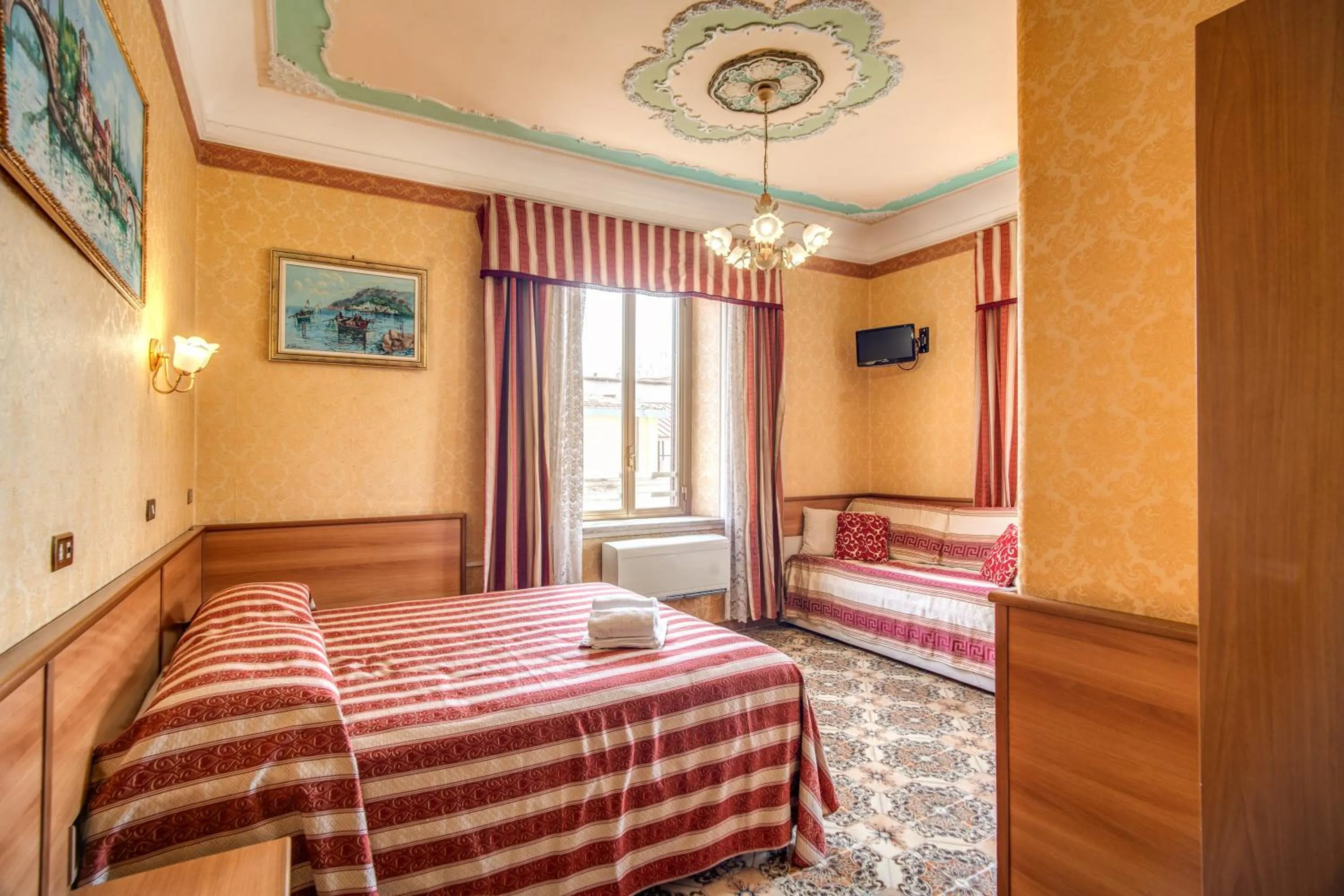 Bed in Hotel Artromano