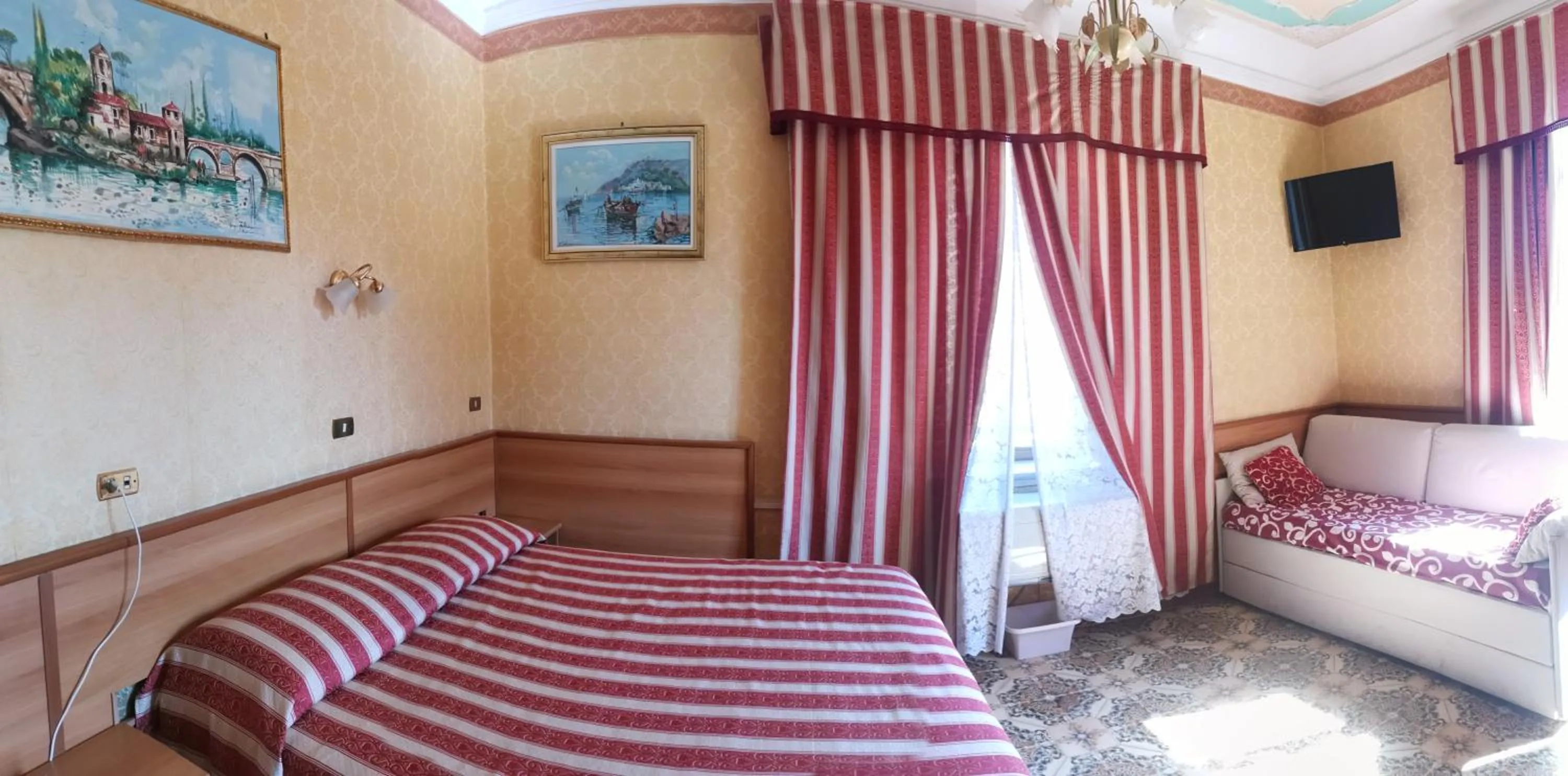 Bed in Hotel Artromano