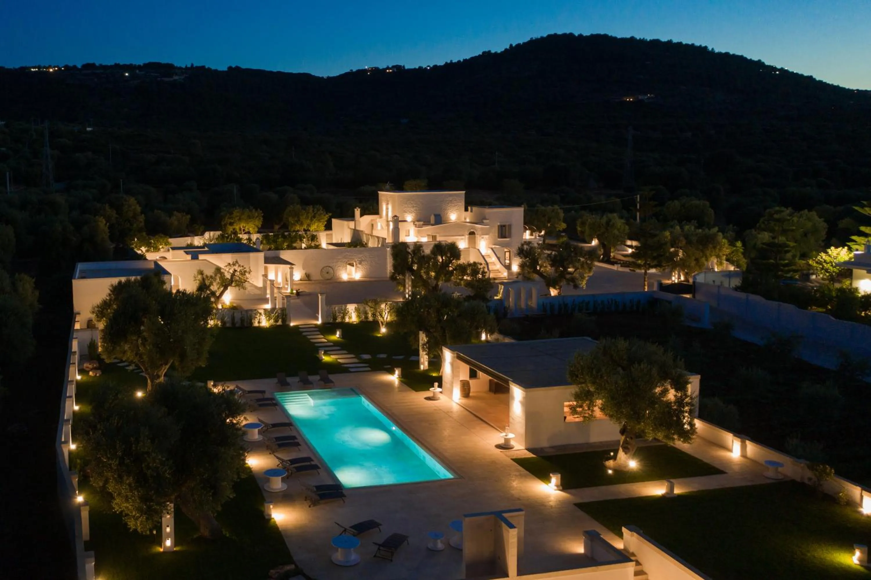 Bird's eye view in Masseria Villa Verde