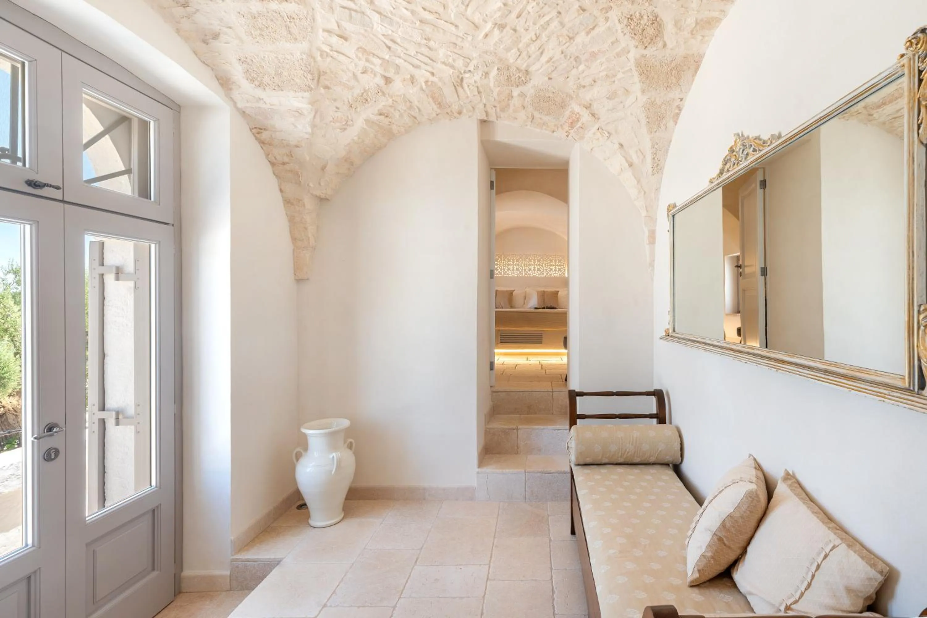 Seating area in Masseria Villa Verde