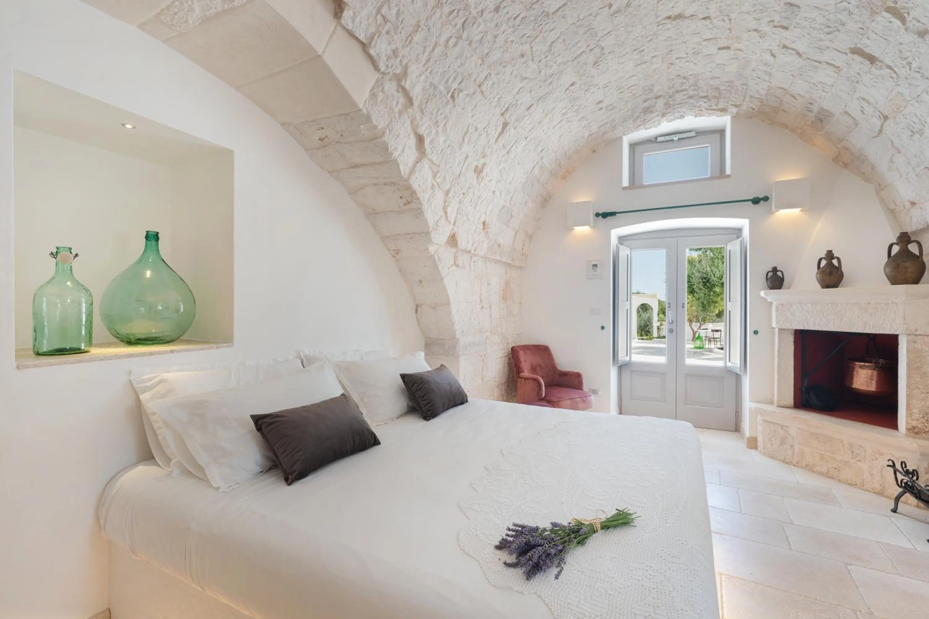 Bed in Masseria Villa Verde