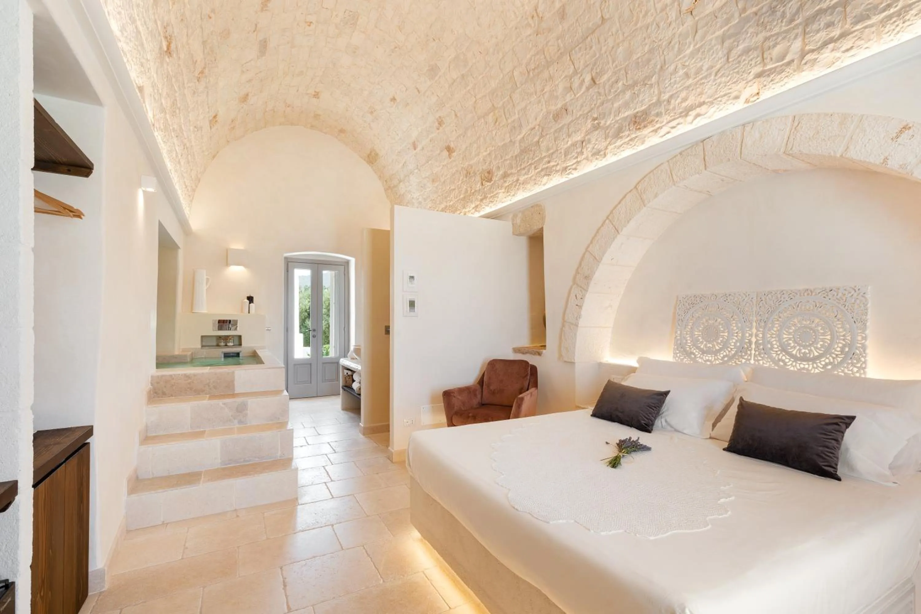 Bed in Masseria Villa Verde