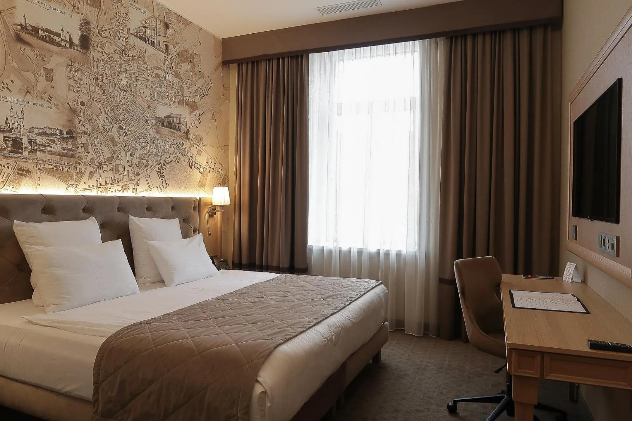 Bed in CALVARY Hotel & Restaurant Vilnius