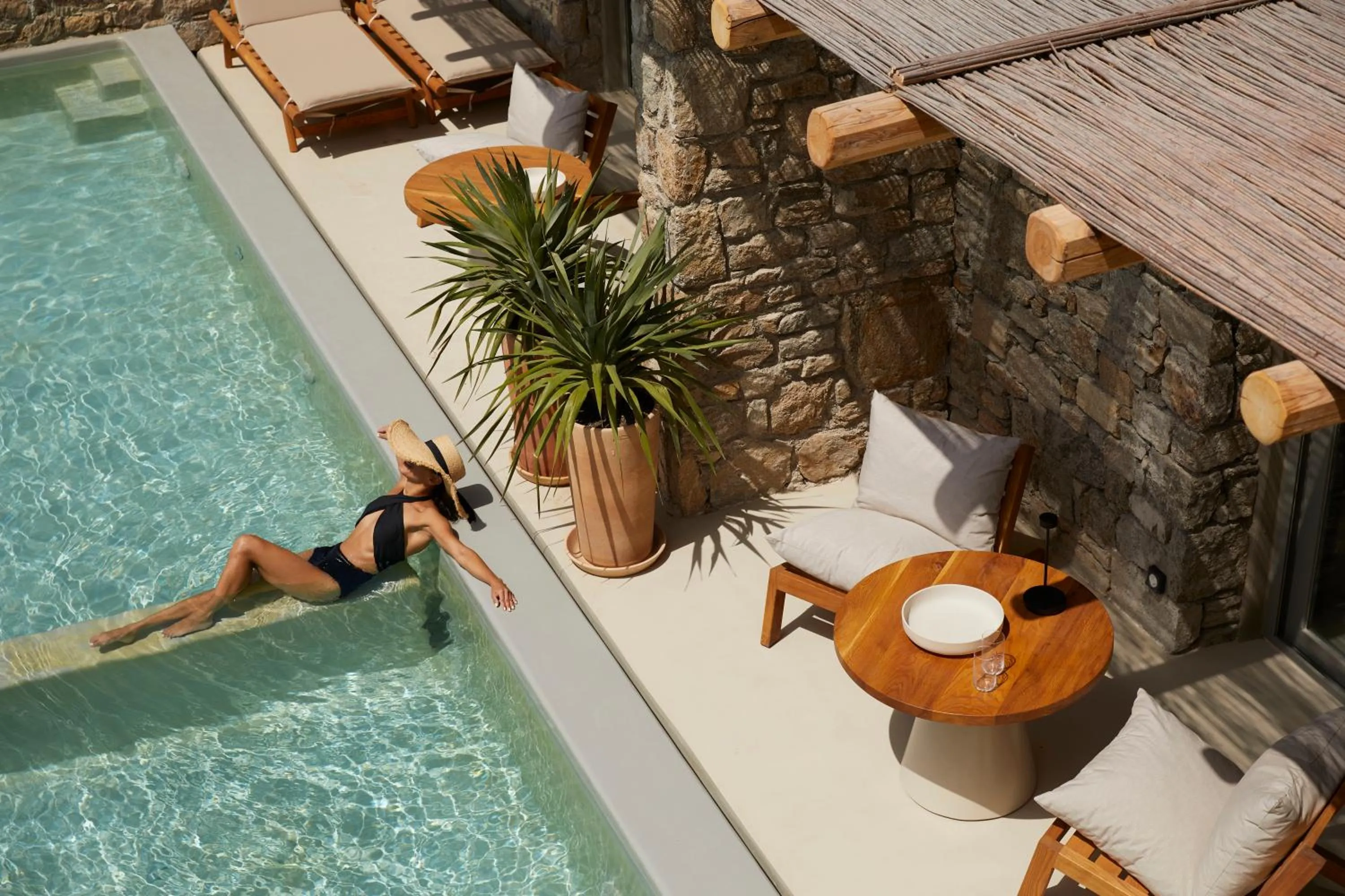 Natural landscape in Collini Hotel Mykonos, WorldHotels Elite