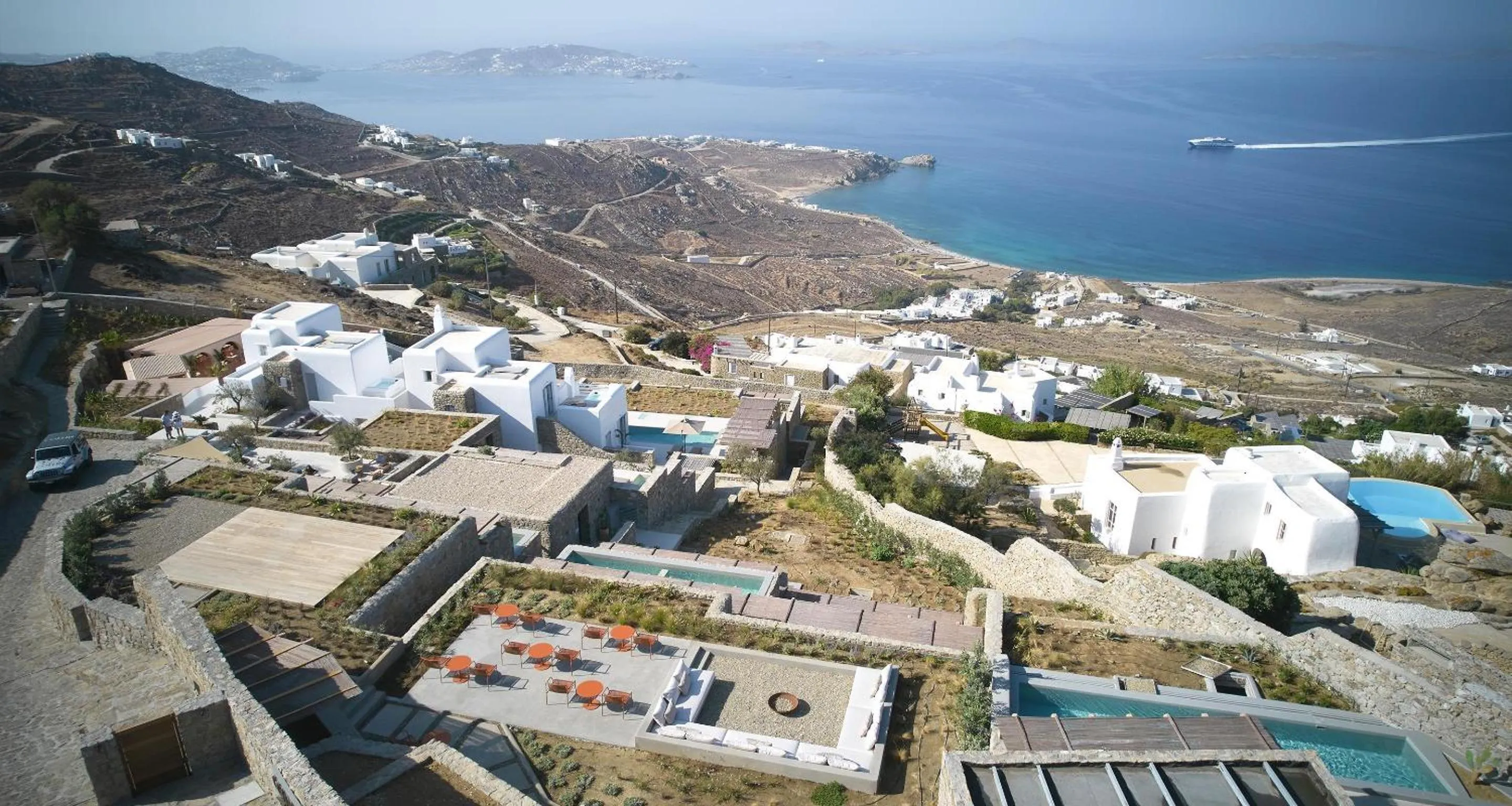 Property building in Collini Hotel Mykonos, WorldHotels Elite