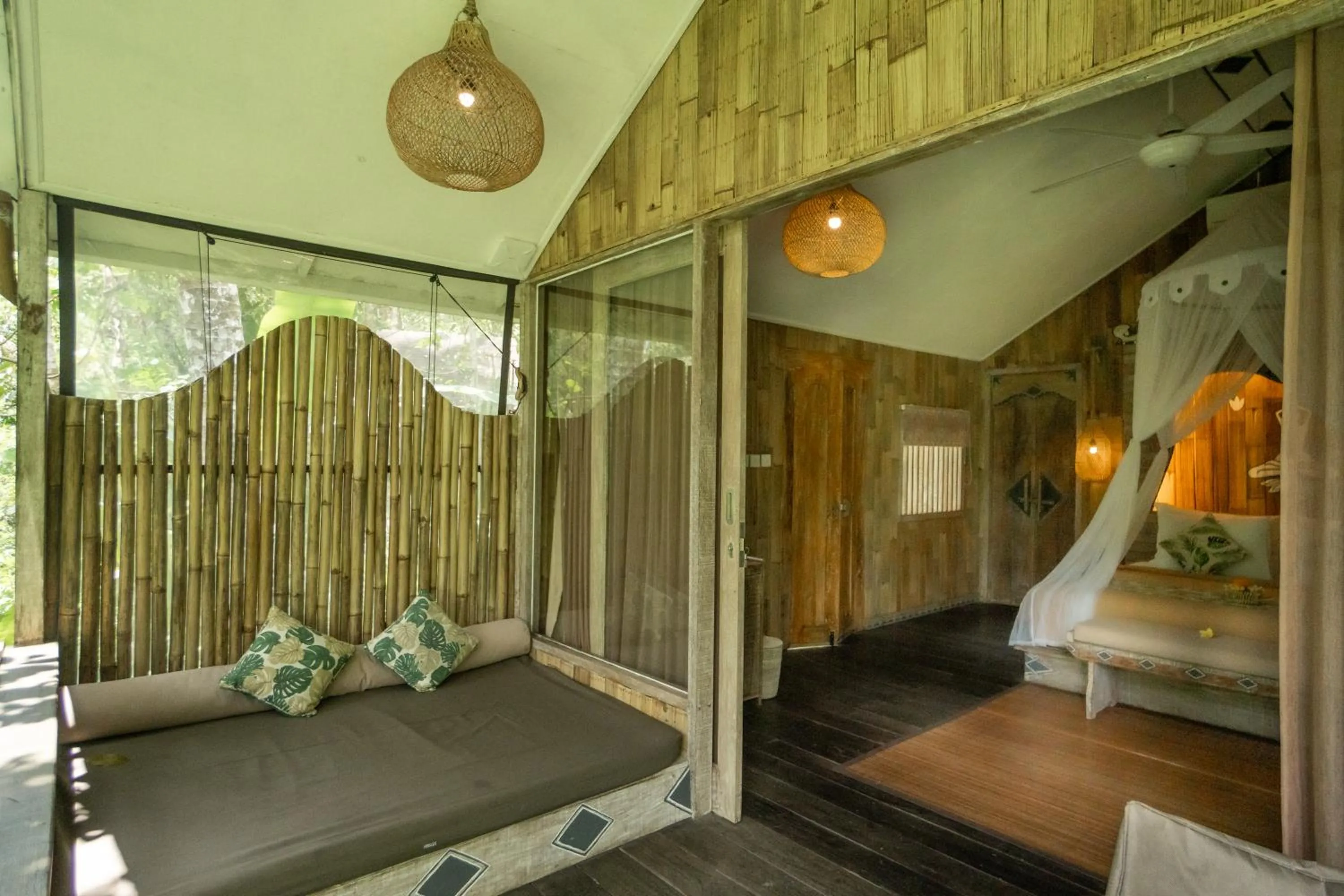 Seating area, Bed in Pramana Giri Kusuma