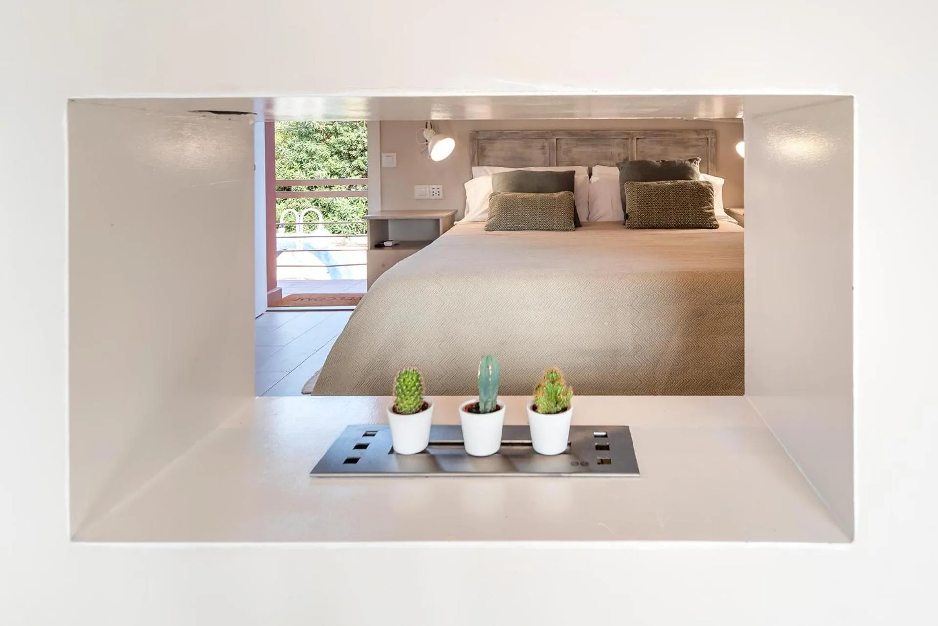 Living room in Ocean view apartment renovated