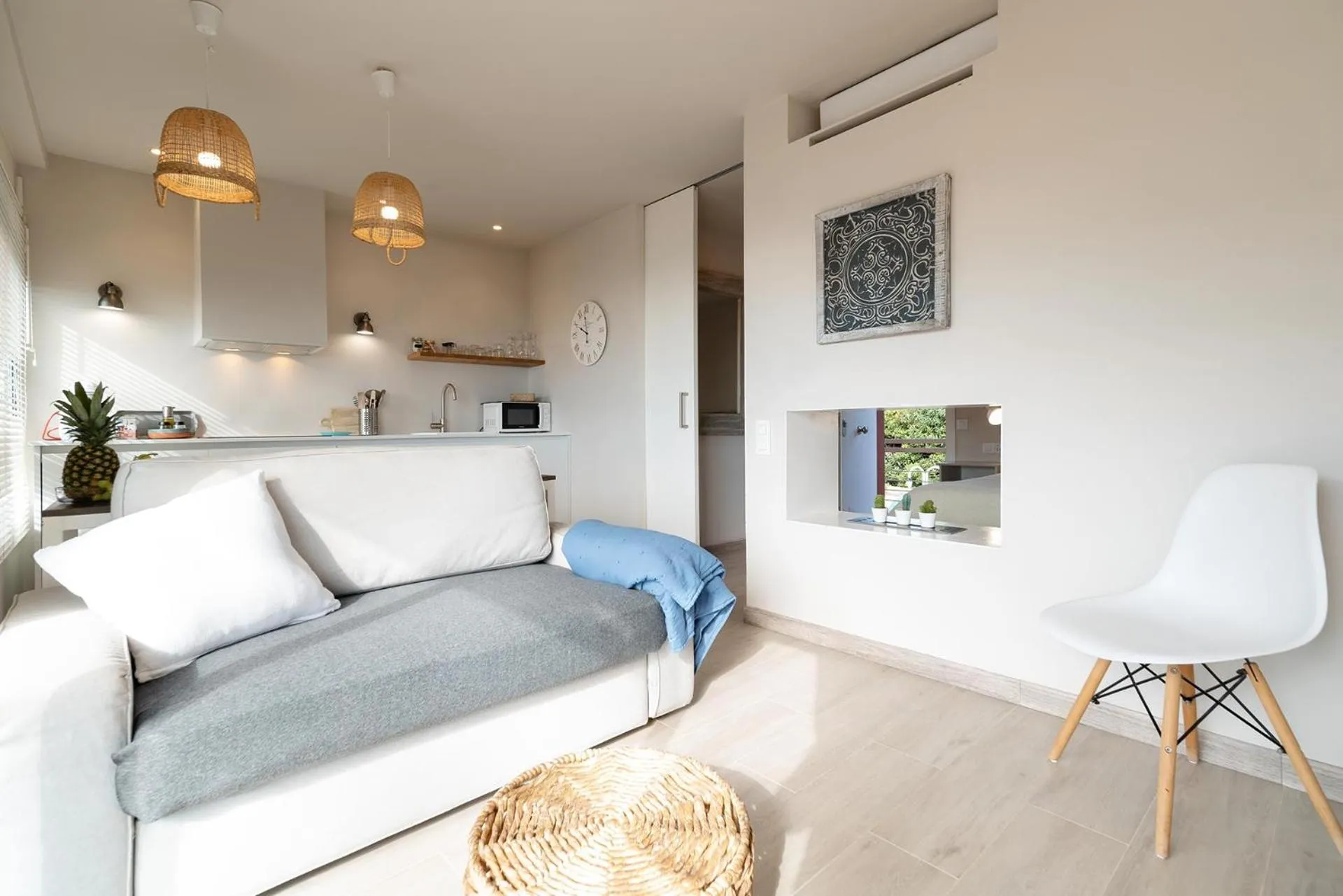 Living room in Ocean view apartment renovated