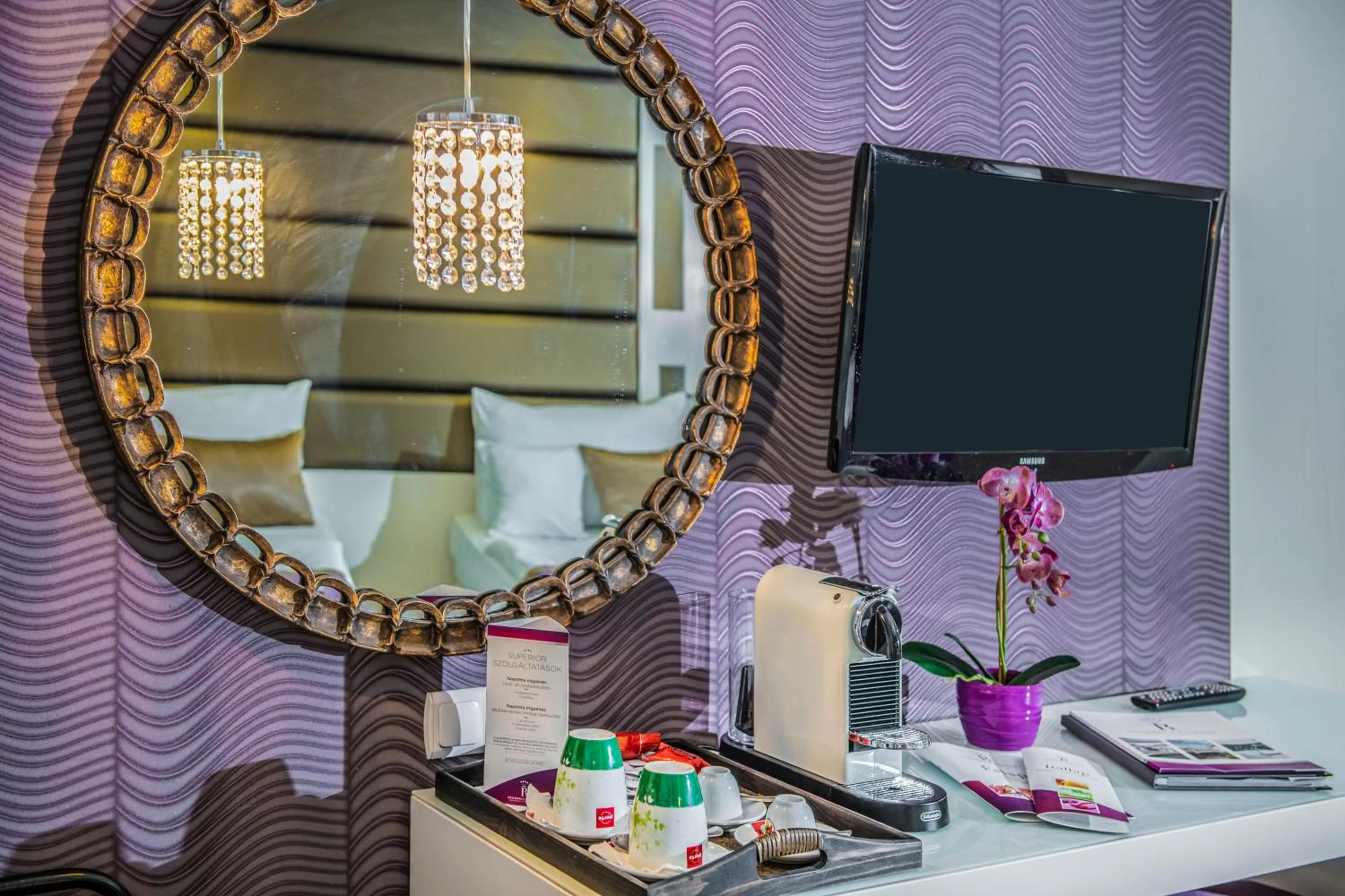 Decorative detail in Residence Hotel Balaton