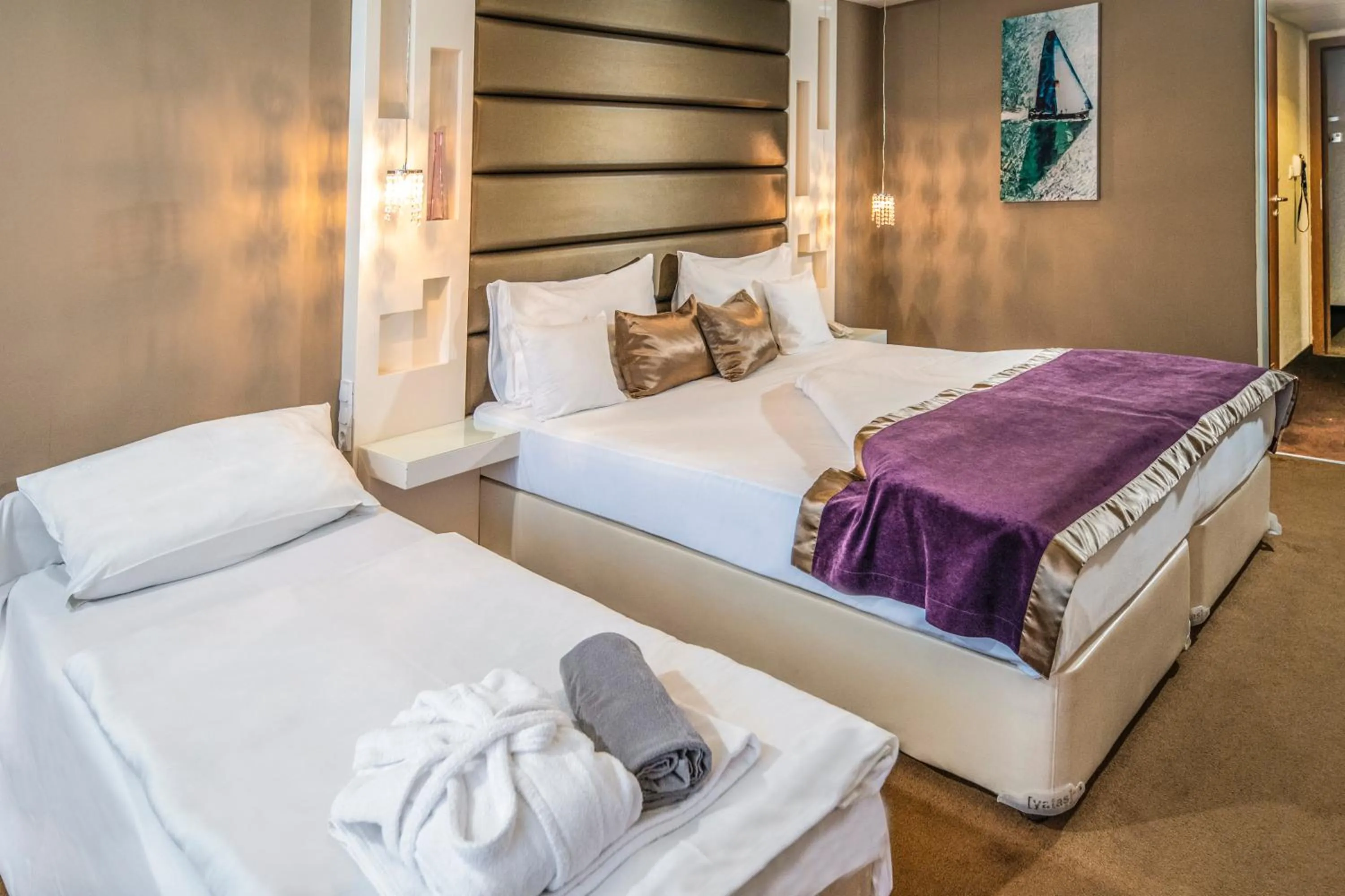 Bedroom, Bed in Residence Hotel Balaton