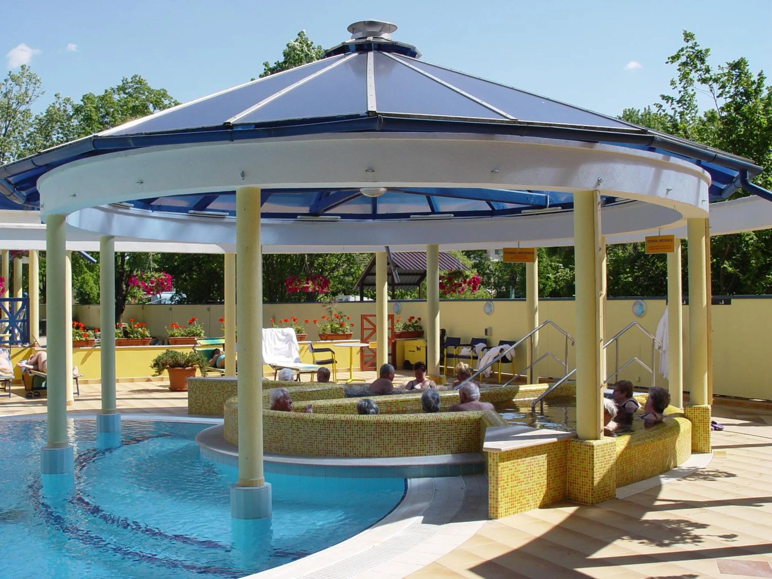 Patio in Hotel Rudolf