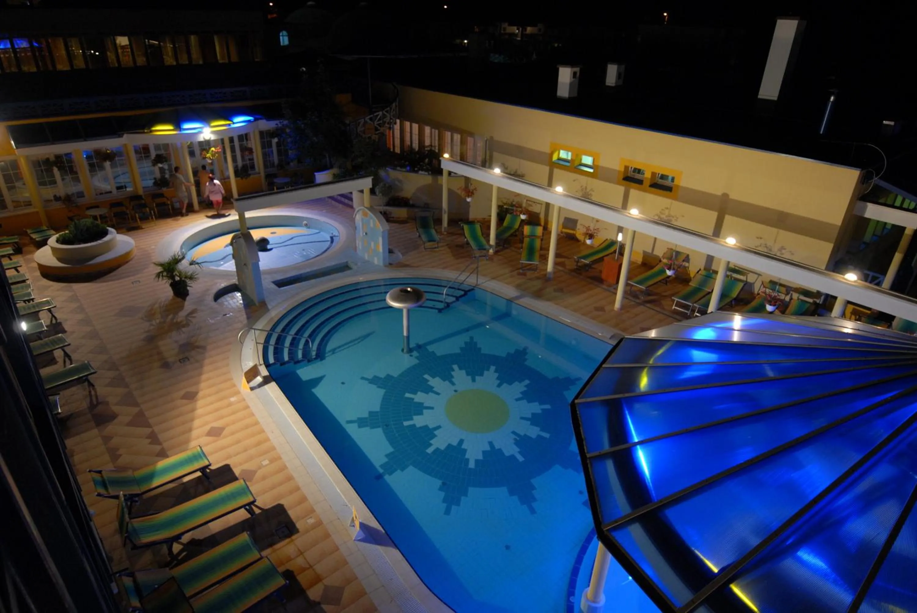 Pool view in Hotel Rudolf