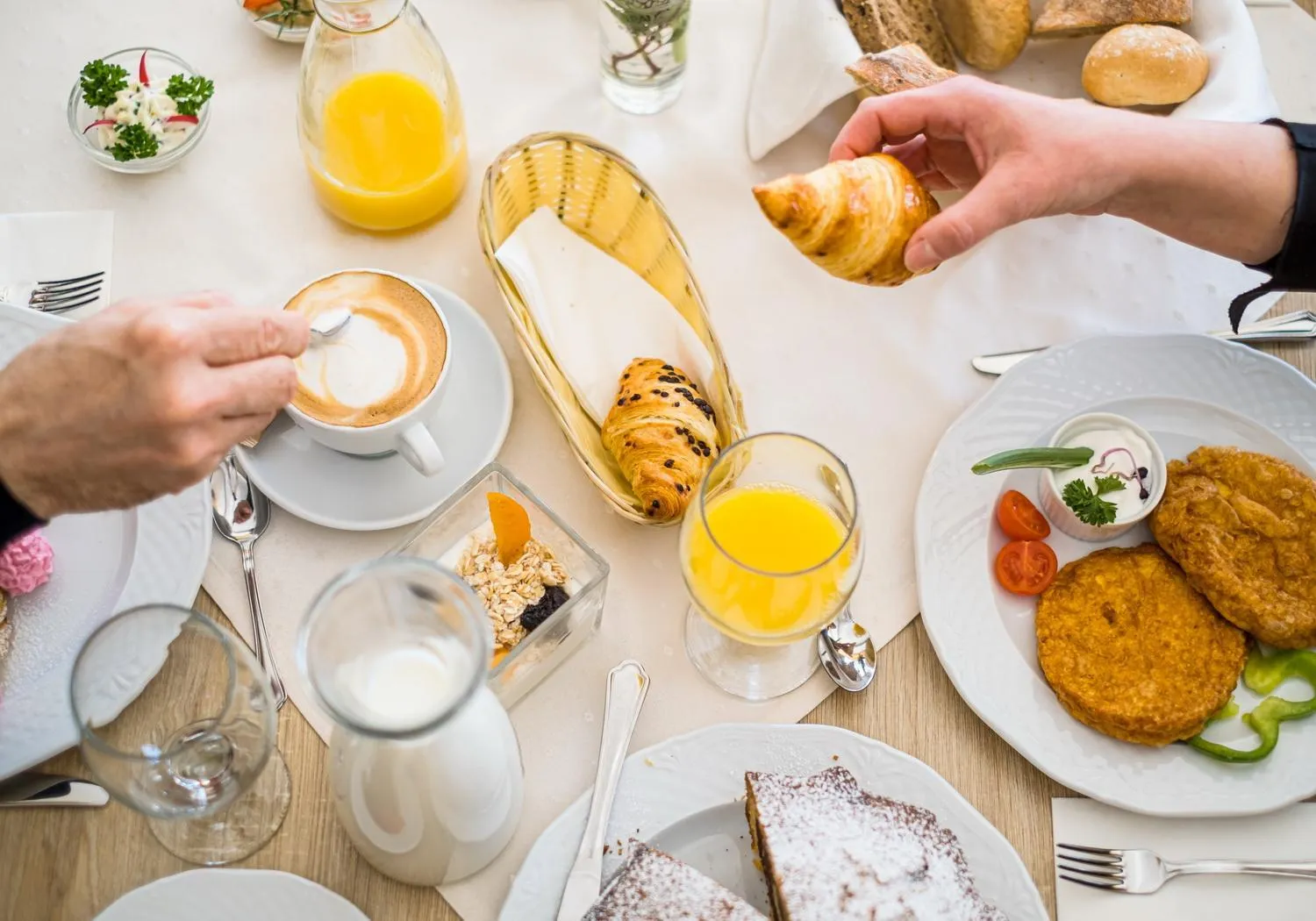 Food and drinks in Hotel Margareta