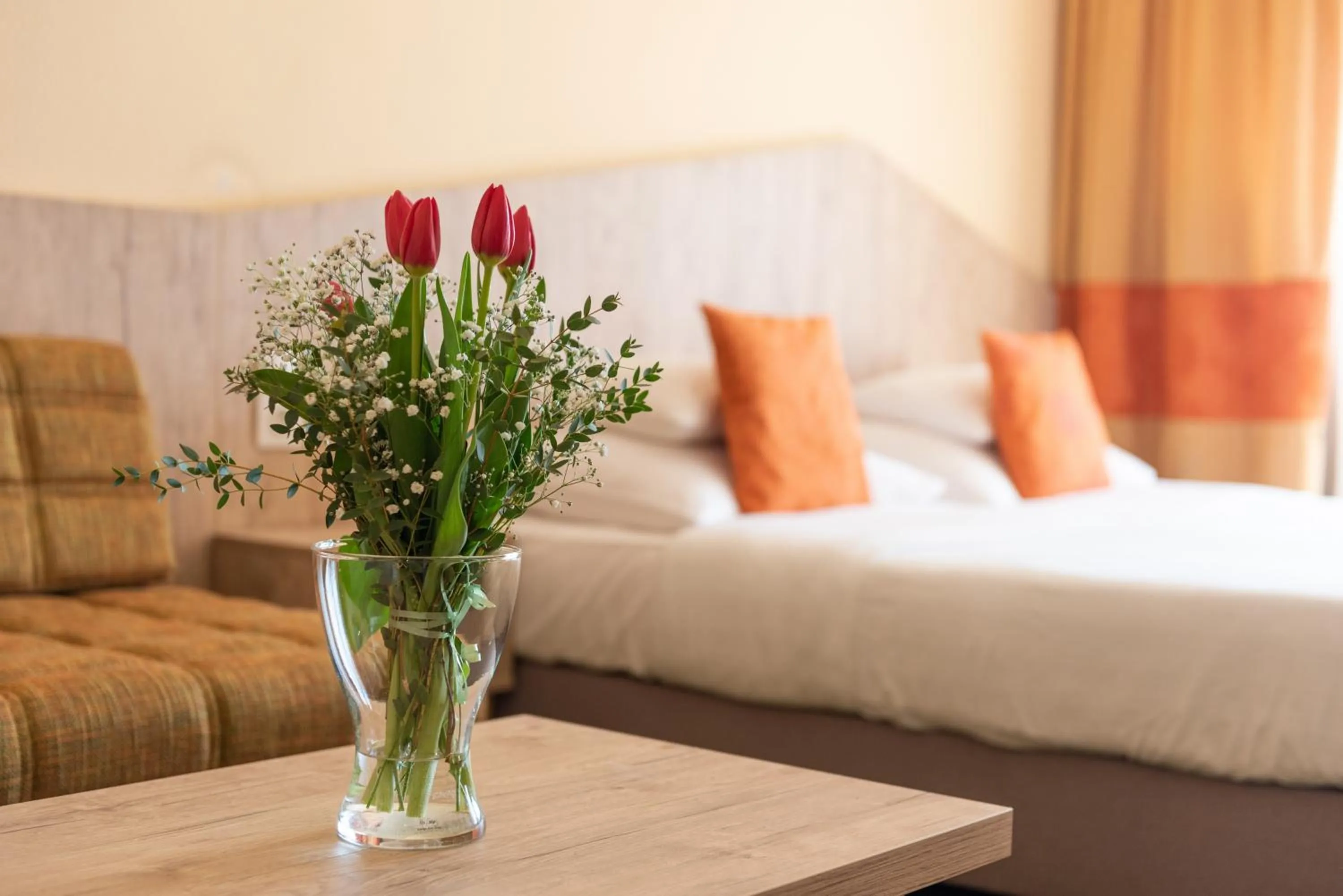 Bed in Hotel Margareta