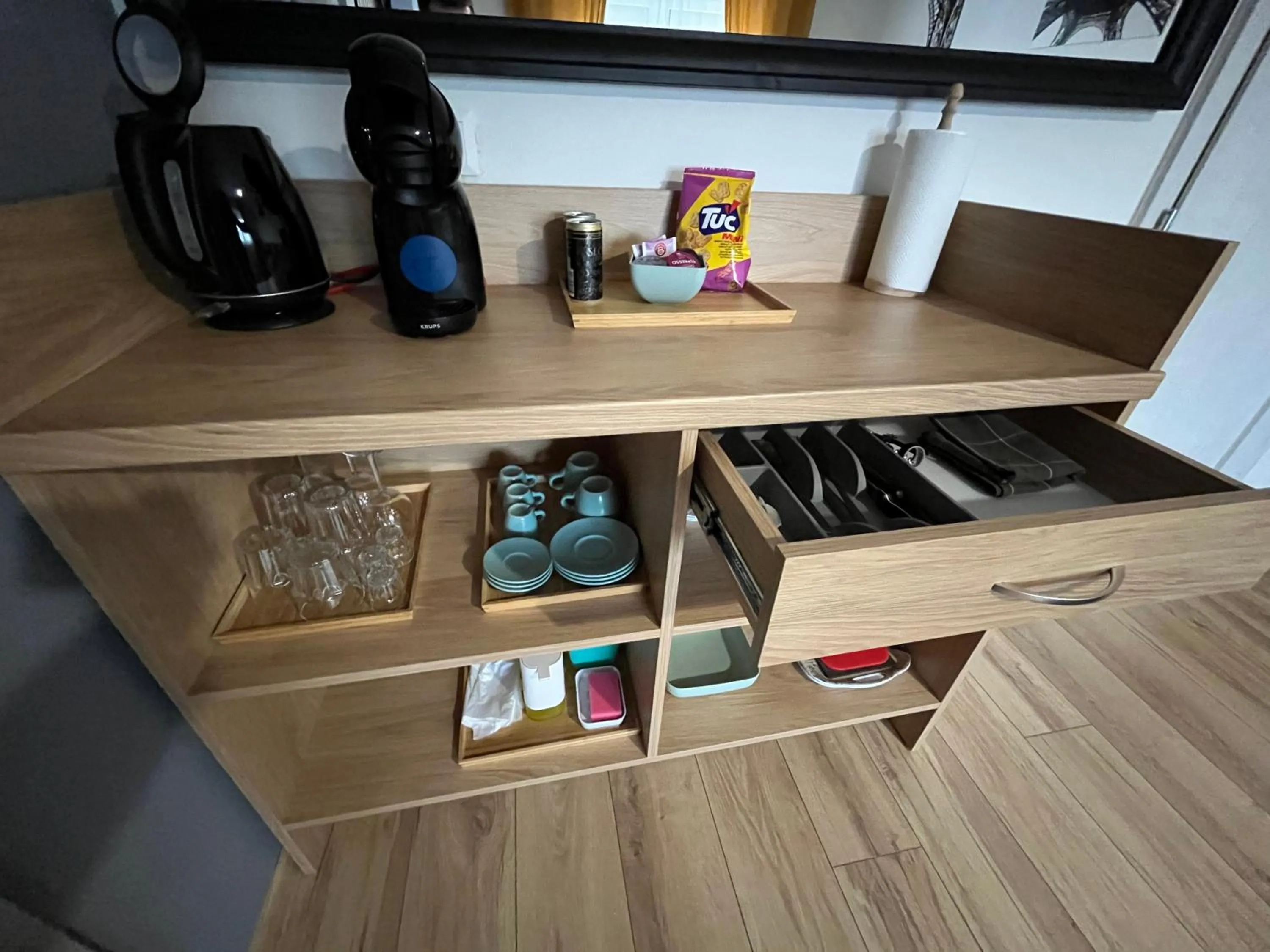 Coffee/tea facilities in APARTMENTS TRENČÍN -Free Parking-