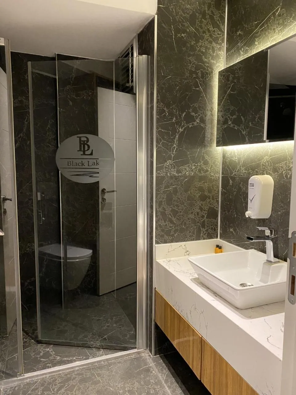 Shower in BLACKLAKE OTEL