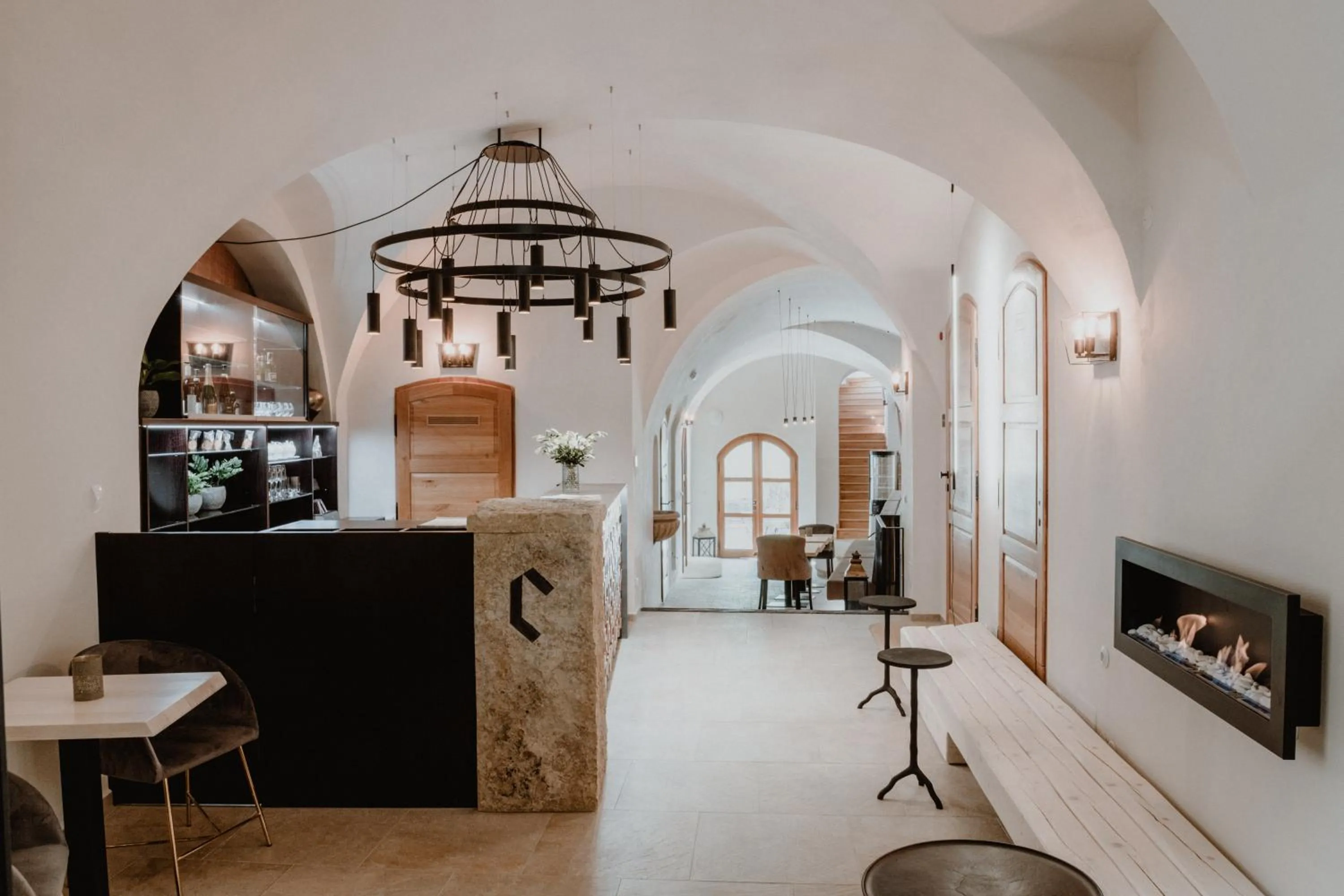 Lobby or reception in Penzion Austis
